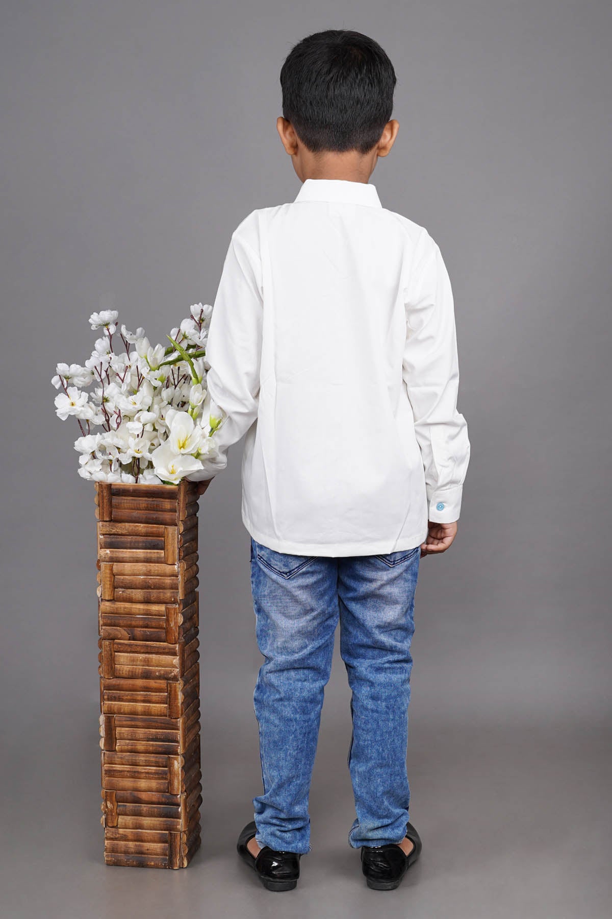 Colorblock Embroidered Shirt