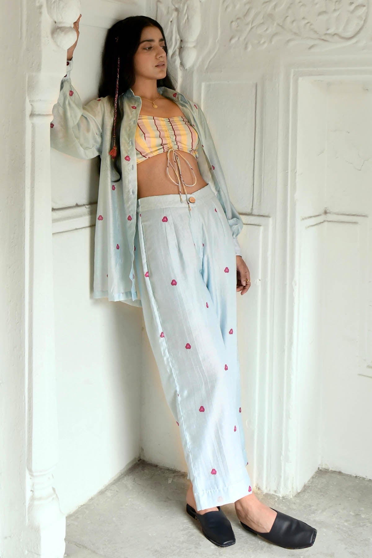 Colorblock Printed Co-ord Set