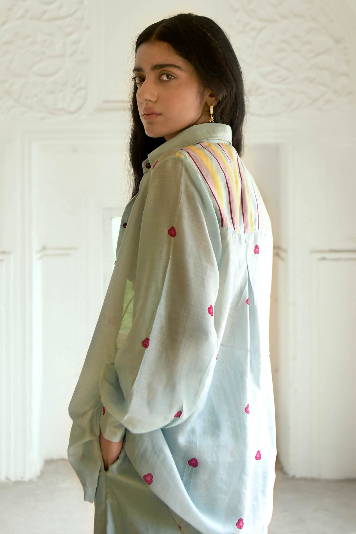 Colorblock Printed Co-ord Set