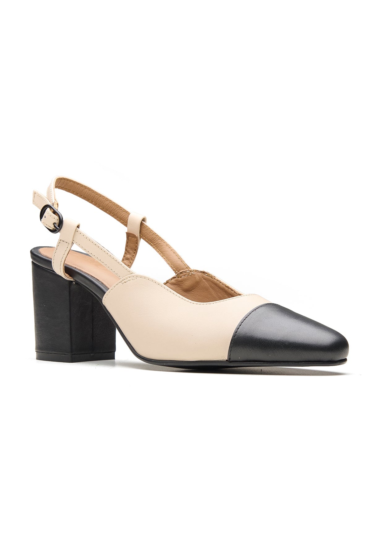 Buy Colorblock Slingback Block Heels by Dang Shoes for Women online at ScrollnShops