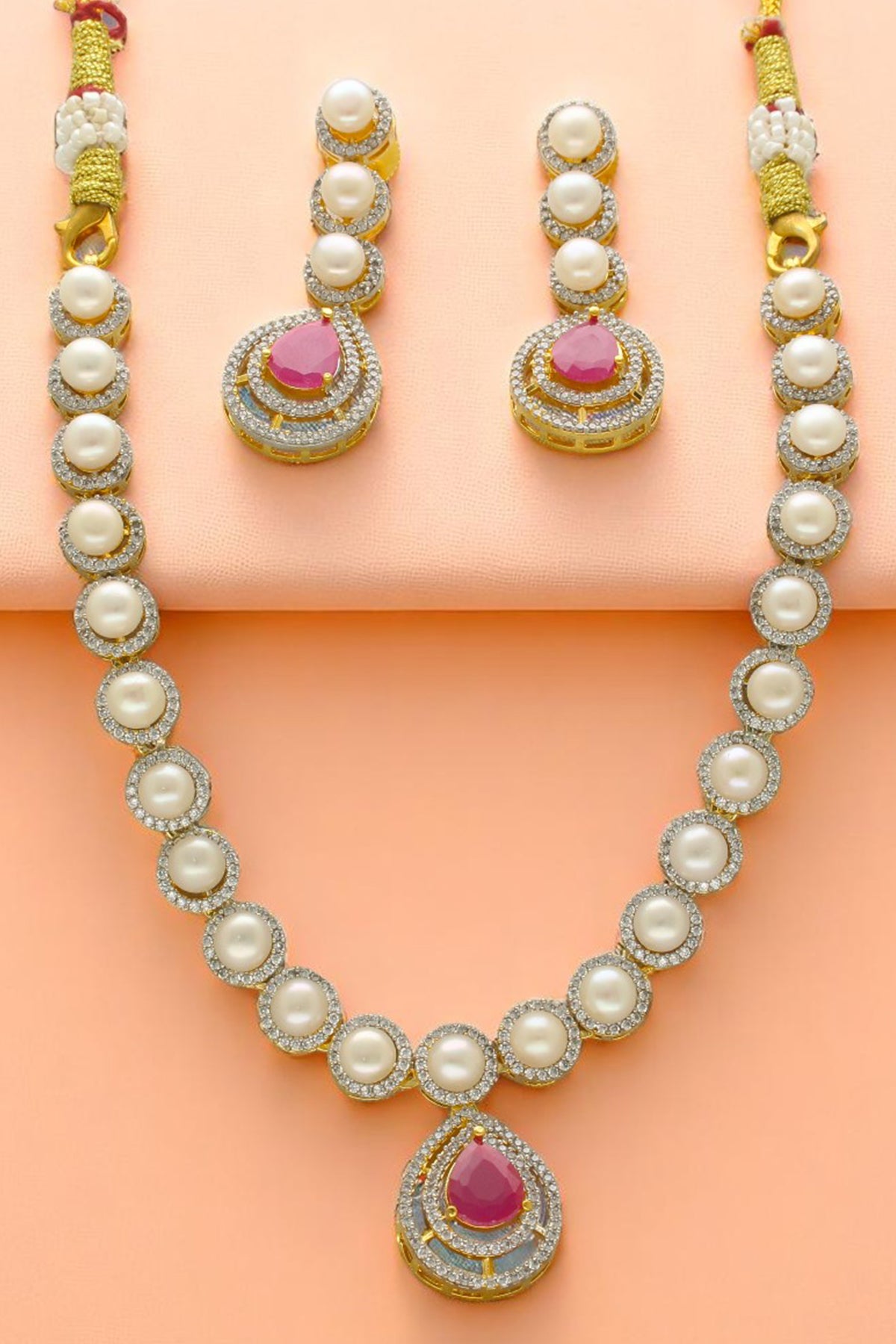 Colour Stone White Jewellery