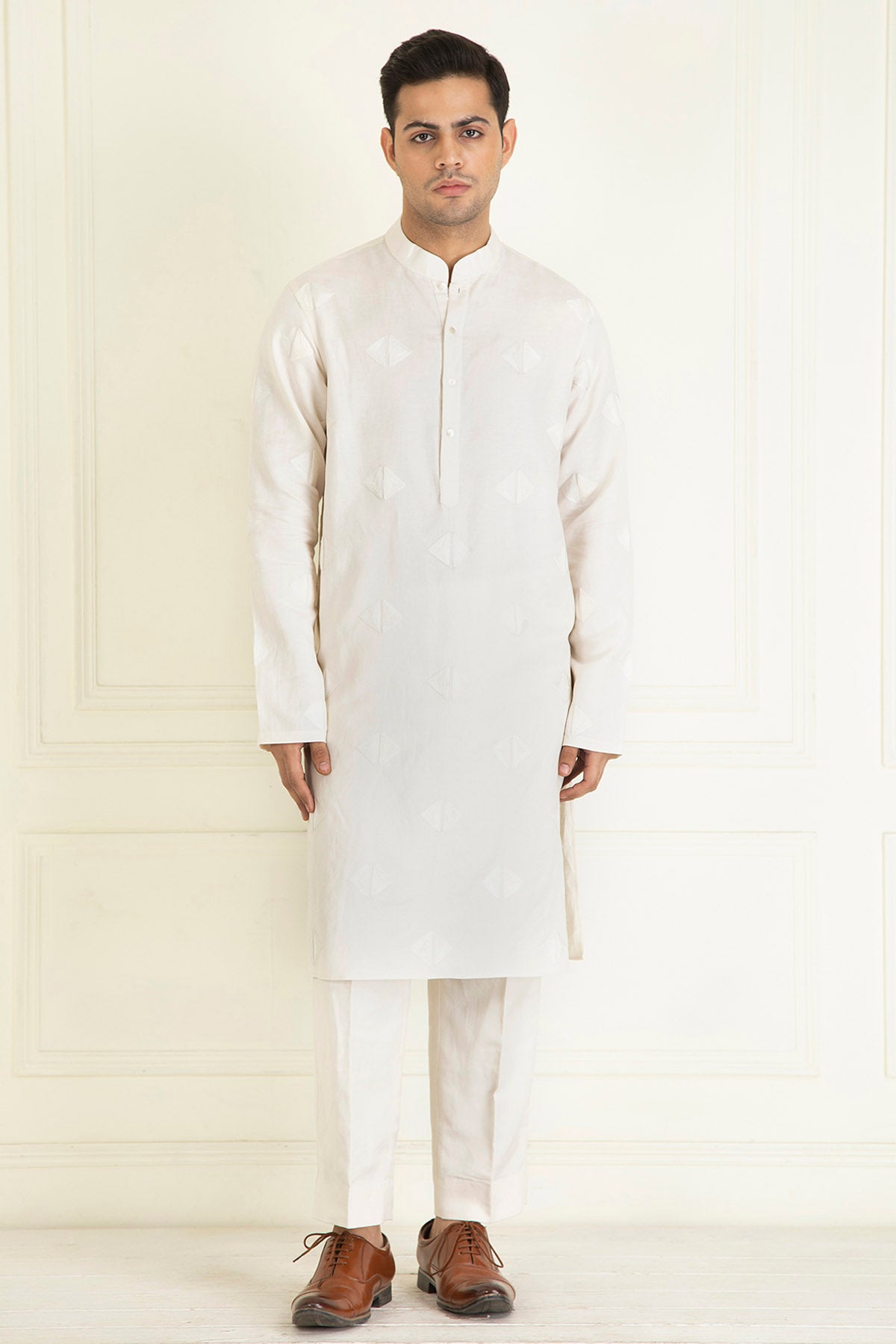 Comfort Fit Kurta & Blazer Set