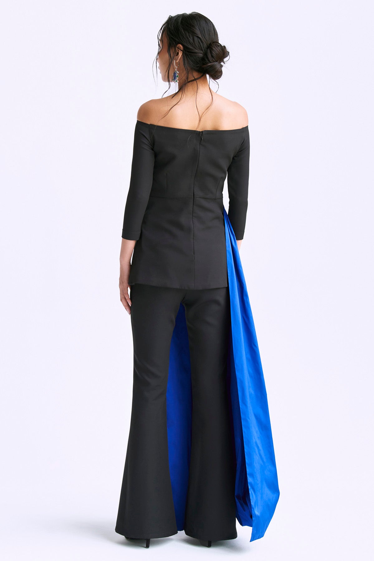 Contrast Draped Co-ord Set