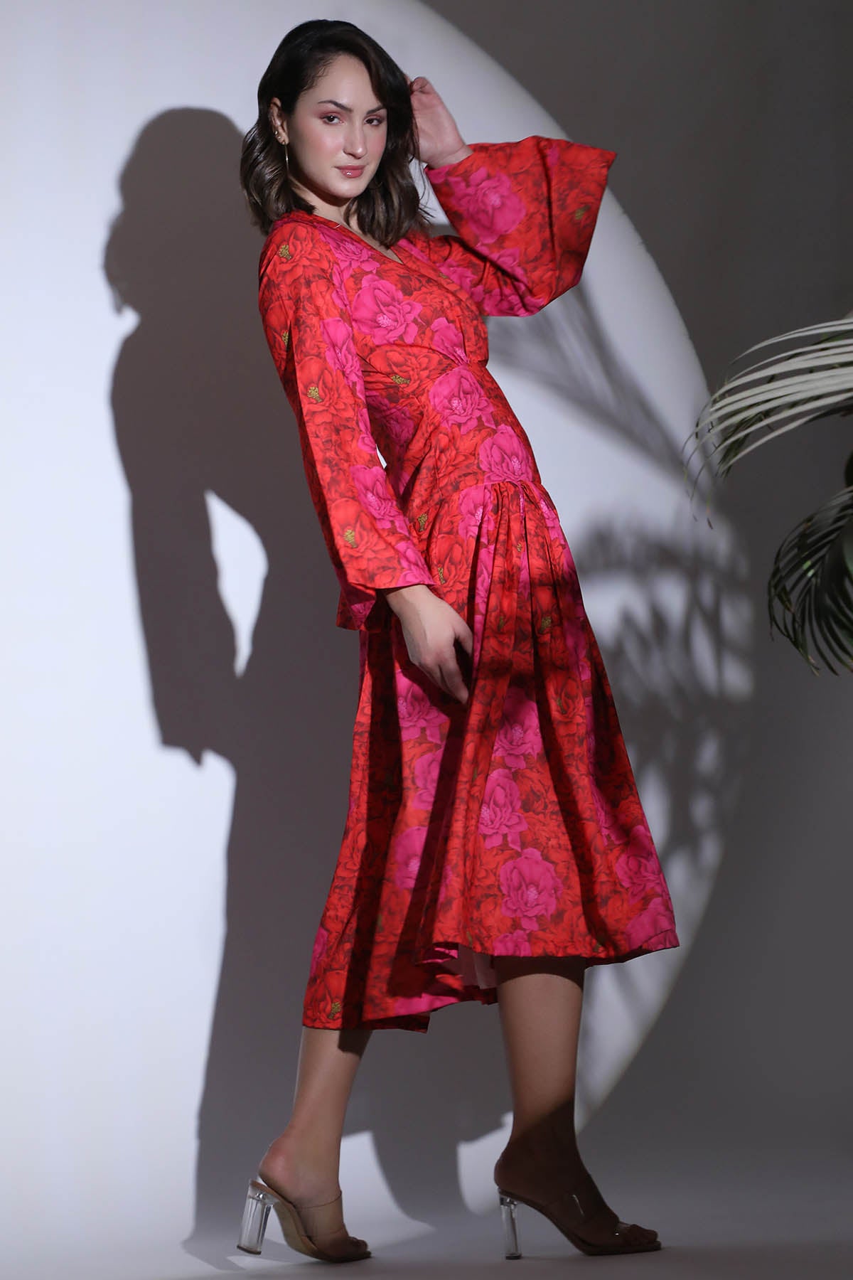 Corset Fitting Floral Dress