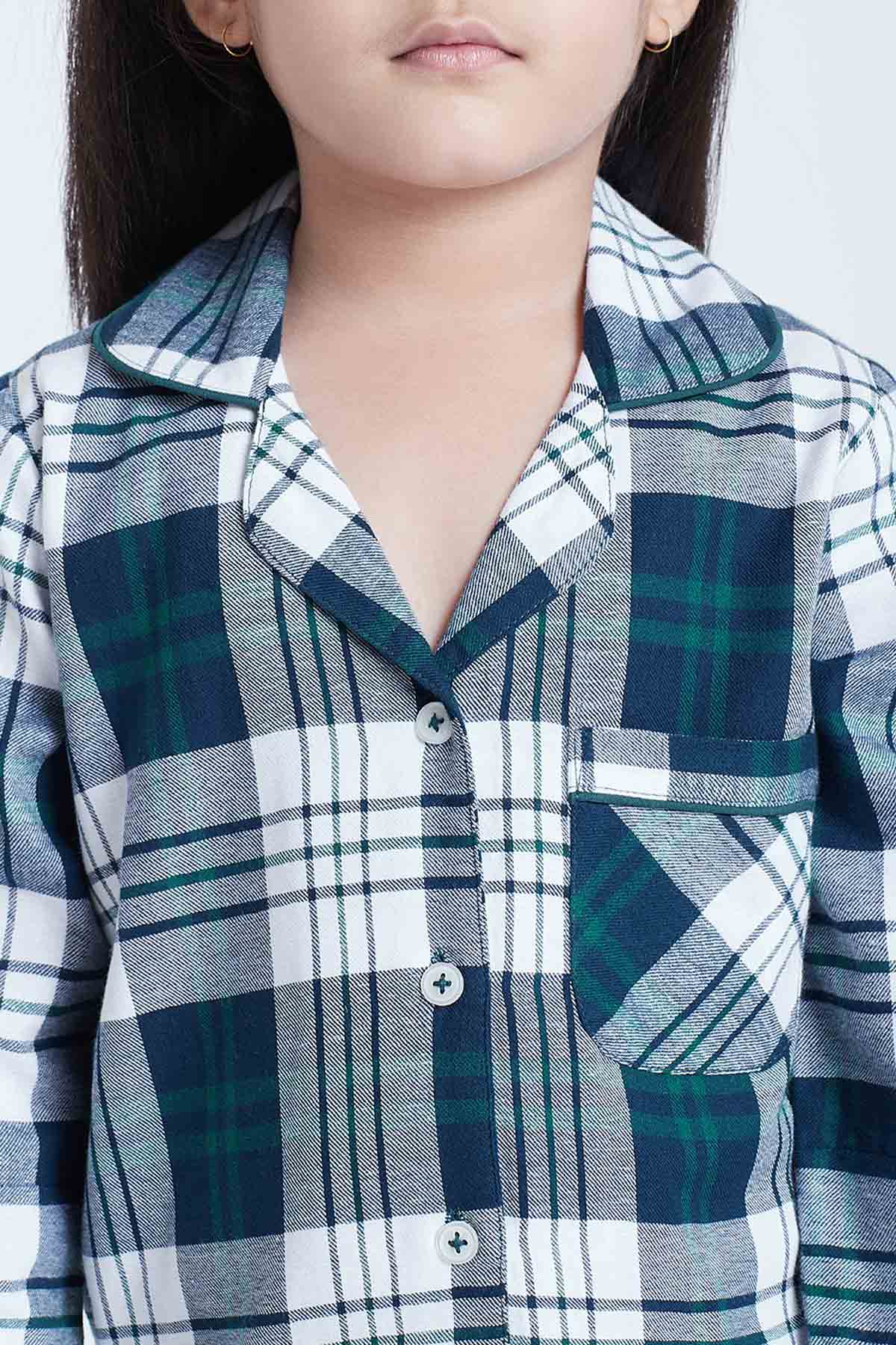 Cotton Check Printed Sleepwear