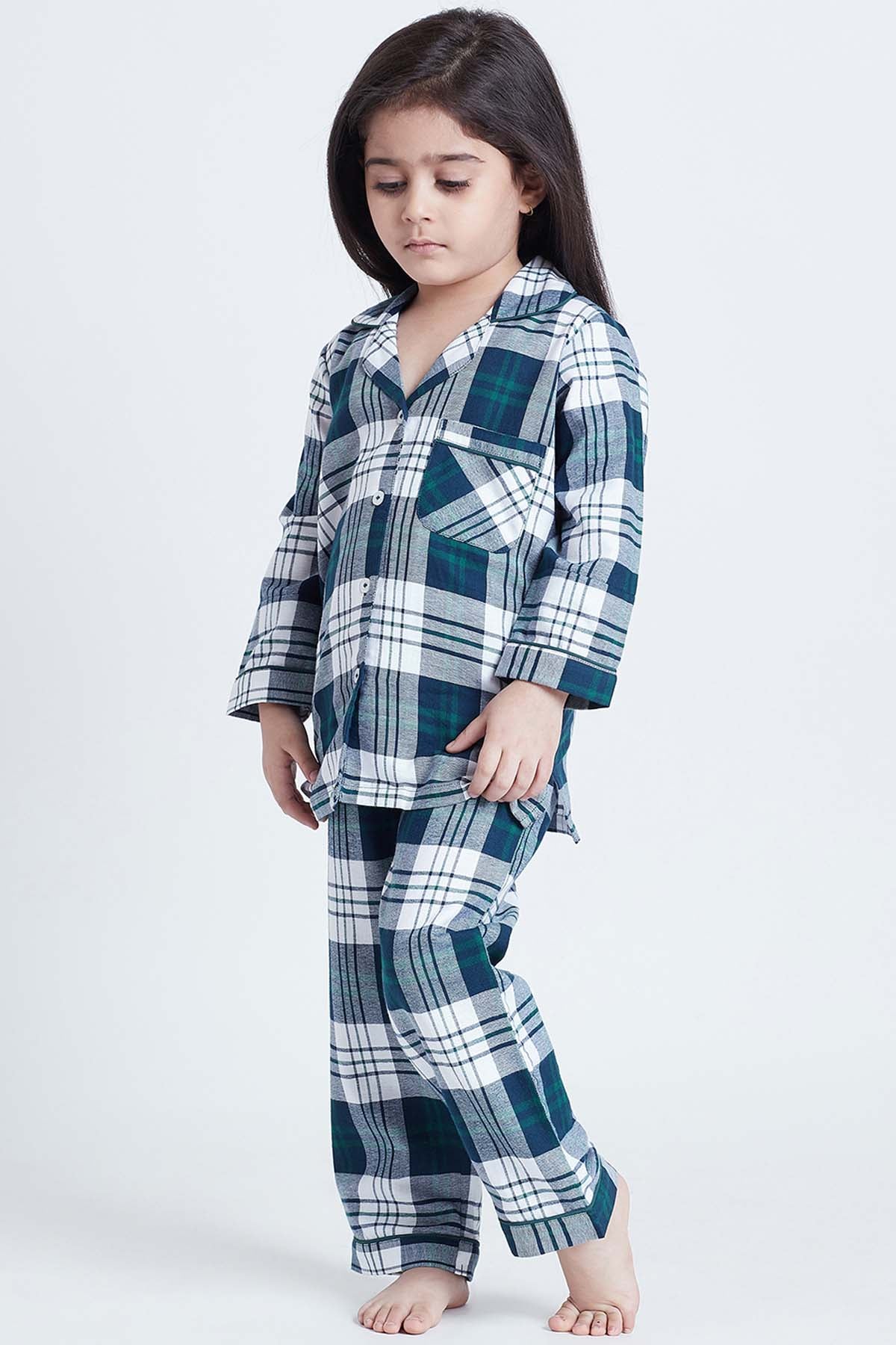 Cotton Check Printed Sleepwear