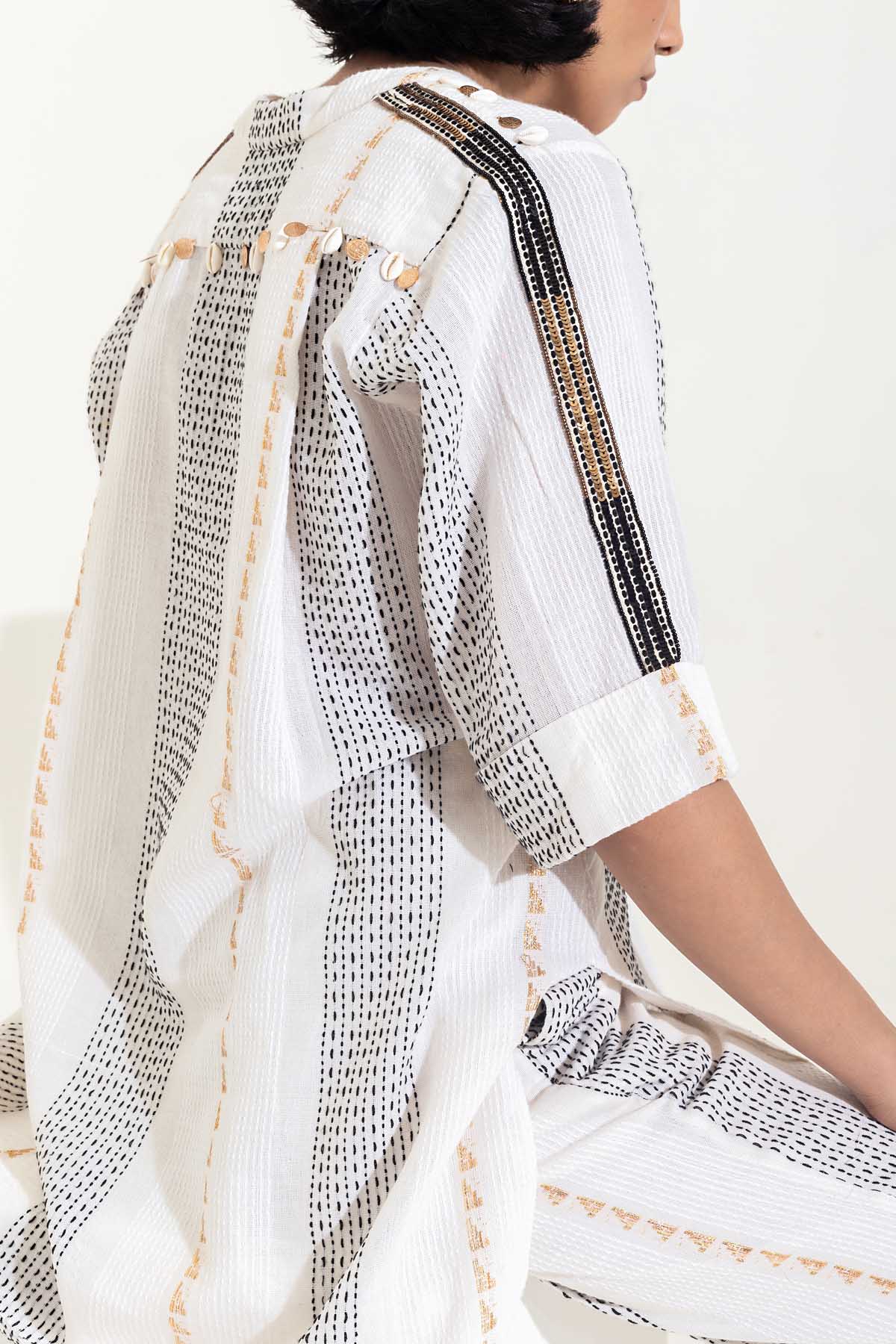 Cotton Ivory Button Down Shirt