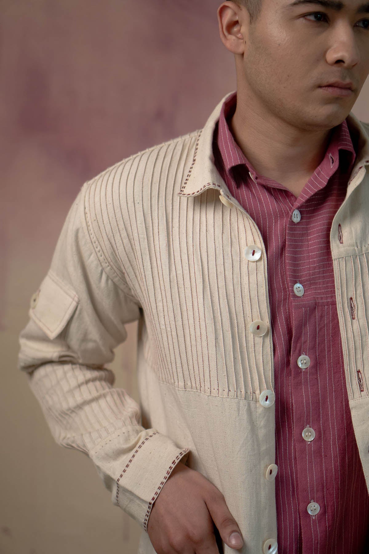 Cotton Kora Jacket & Pant Set