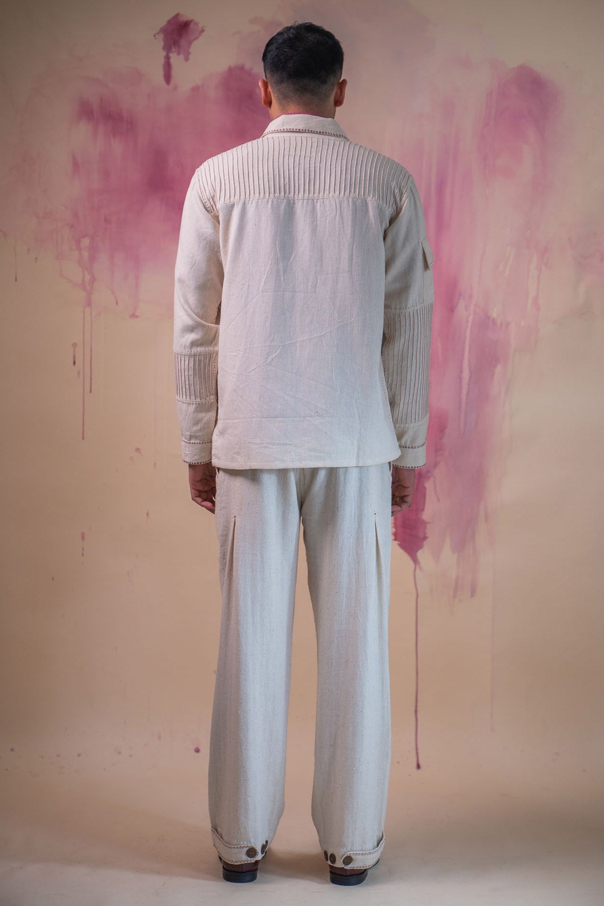 Cotton Kora Jacket & Pant Set