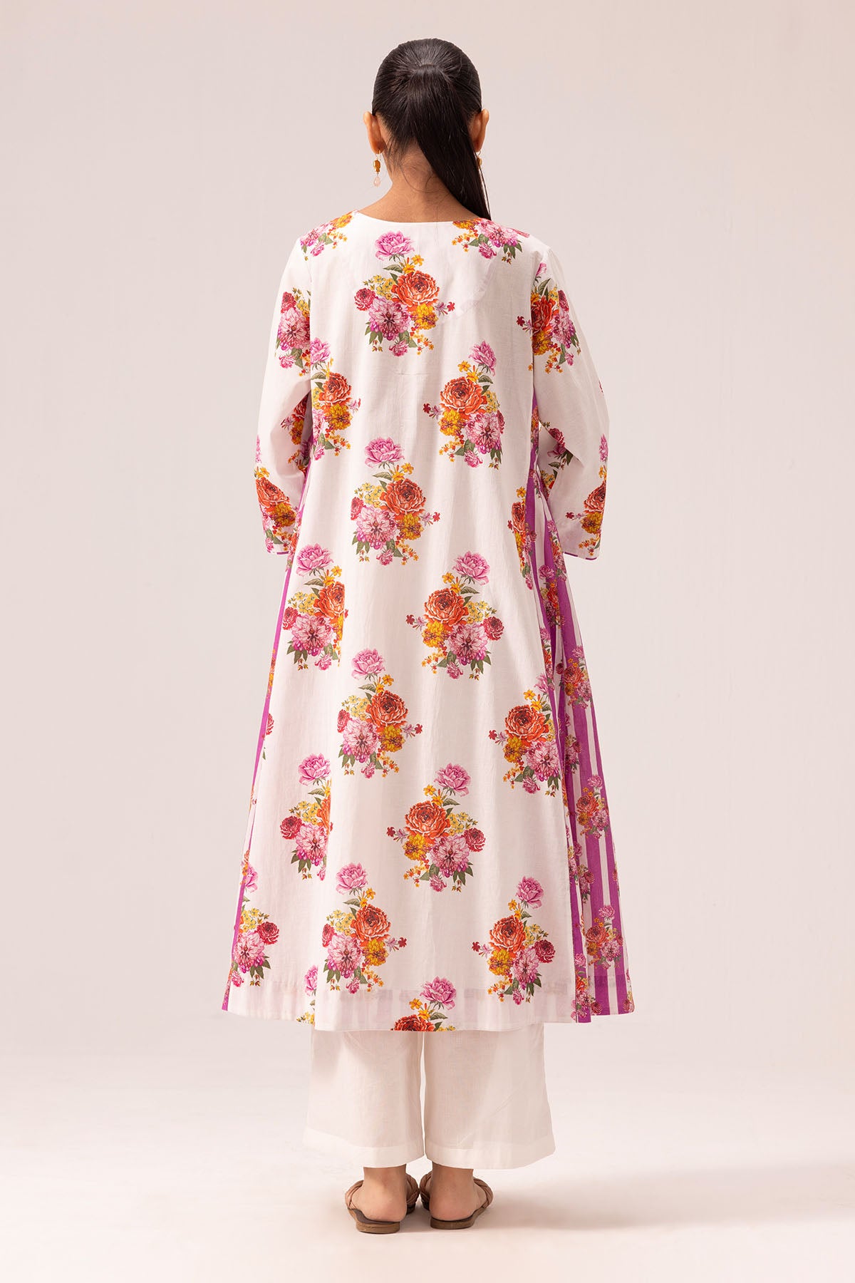 Cotton Choga Panel Kurta Set