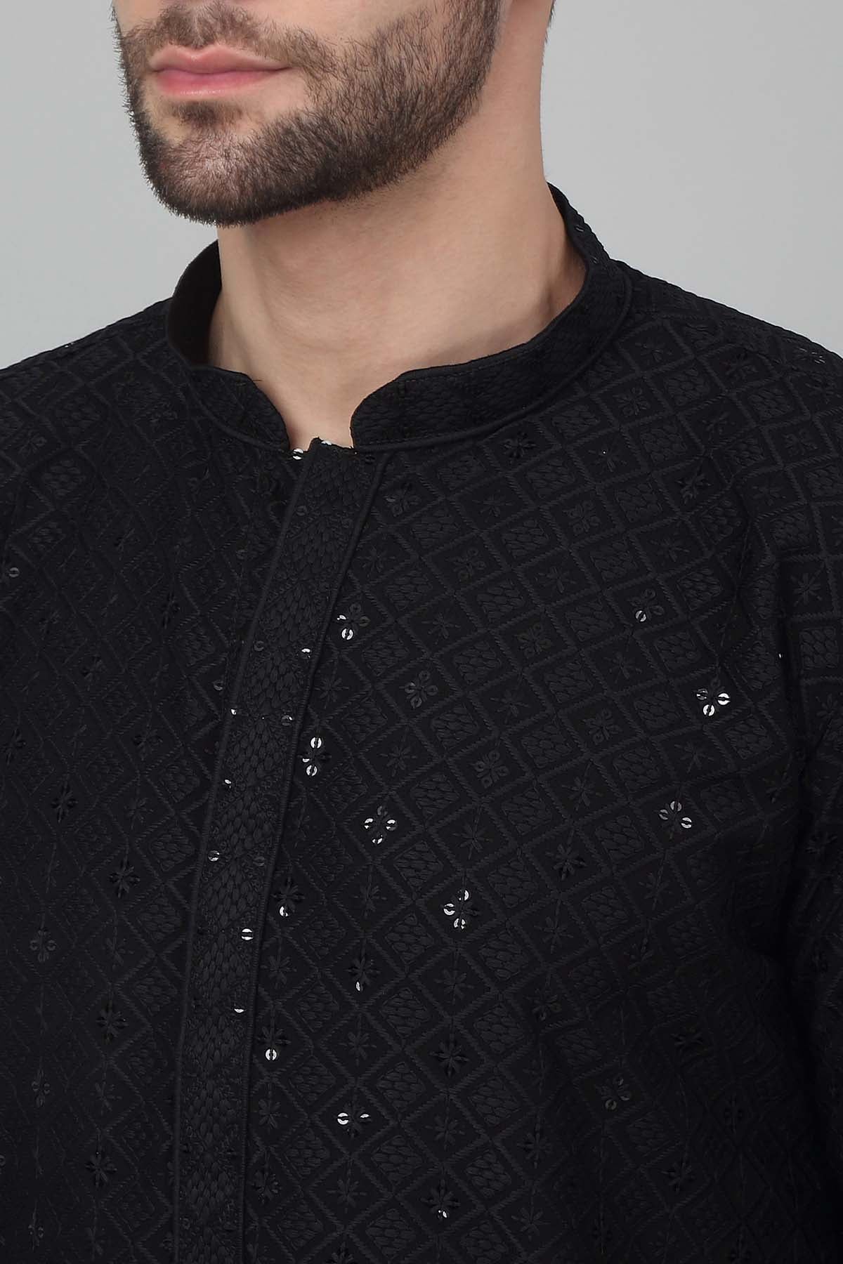 Cotton Embroidered Kurta Set