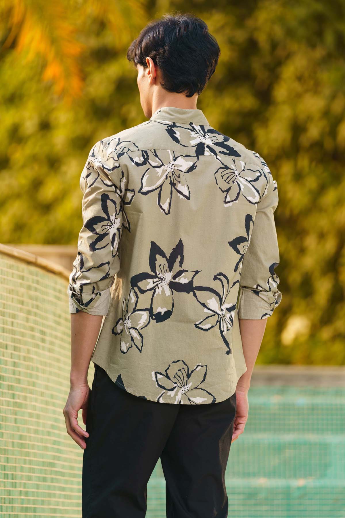 Cotton Floral Printed Shirt