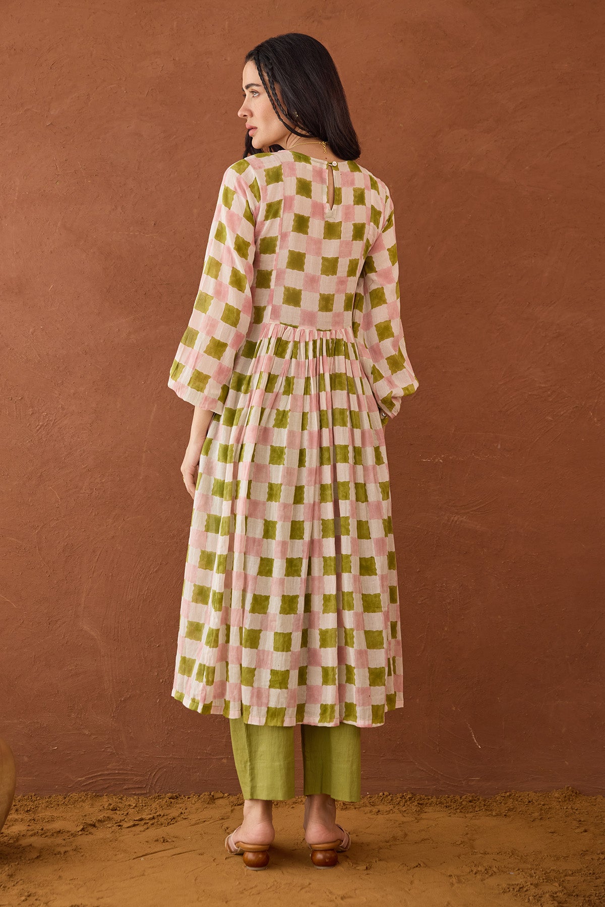 Cotton Mulmul Printed Kurta Set