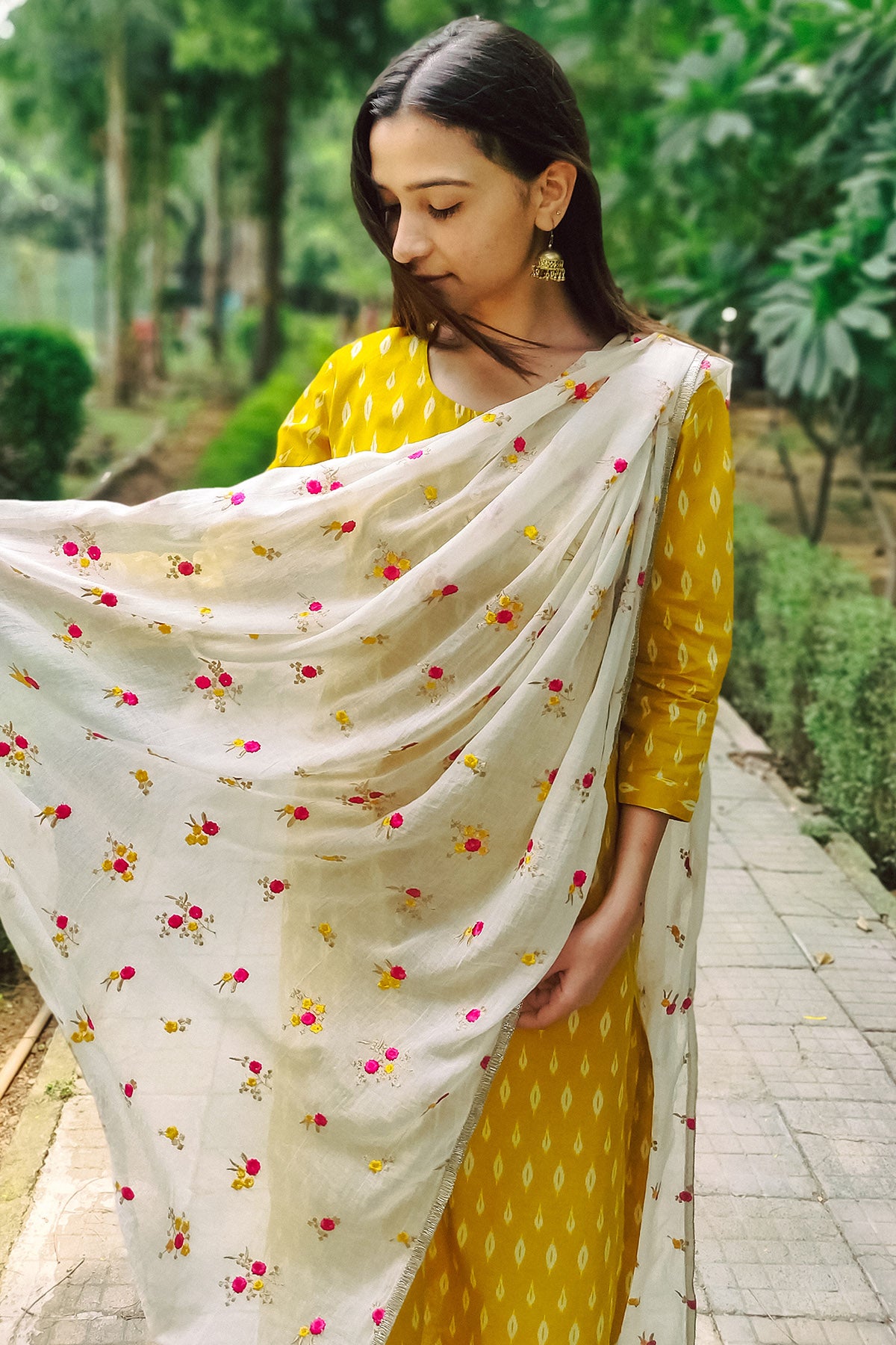 Cotton Multicolor Kurta Set