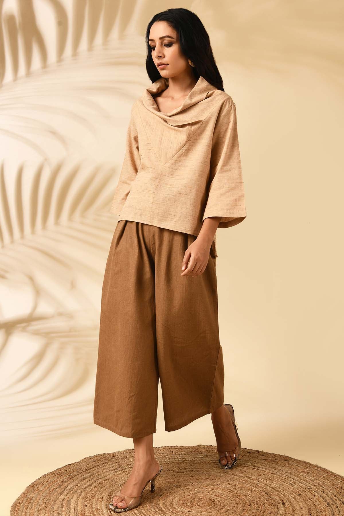 Cowl Top & Palazzo Set