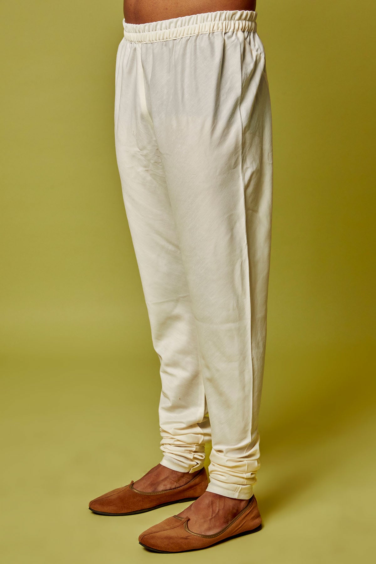 Cream Cotton Silk Kurta Set