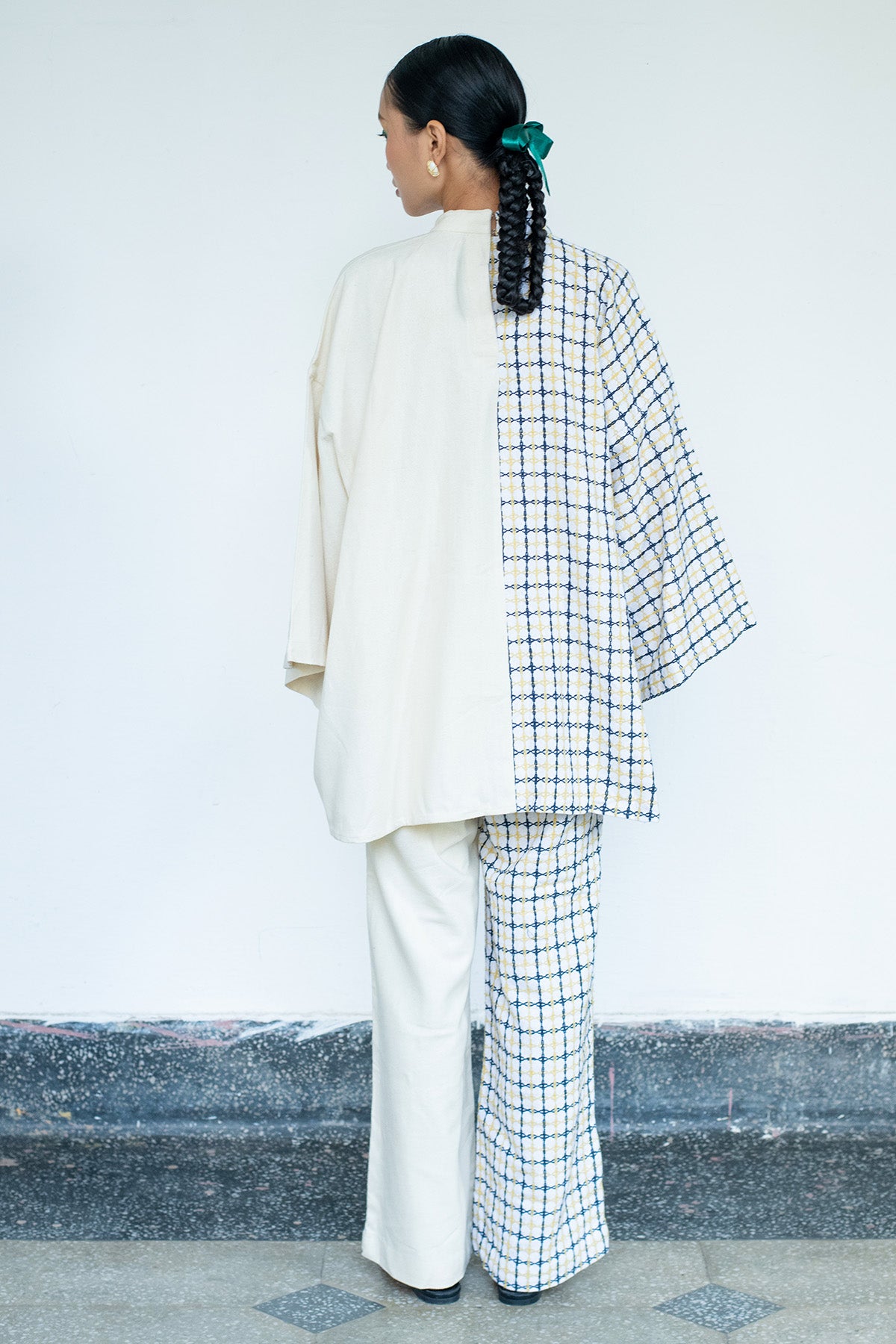 Cream Oversized Top & Pants