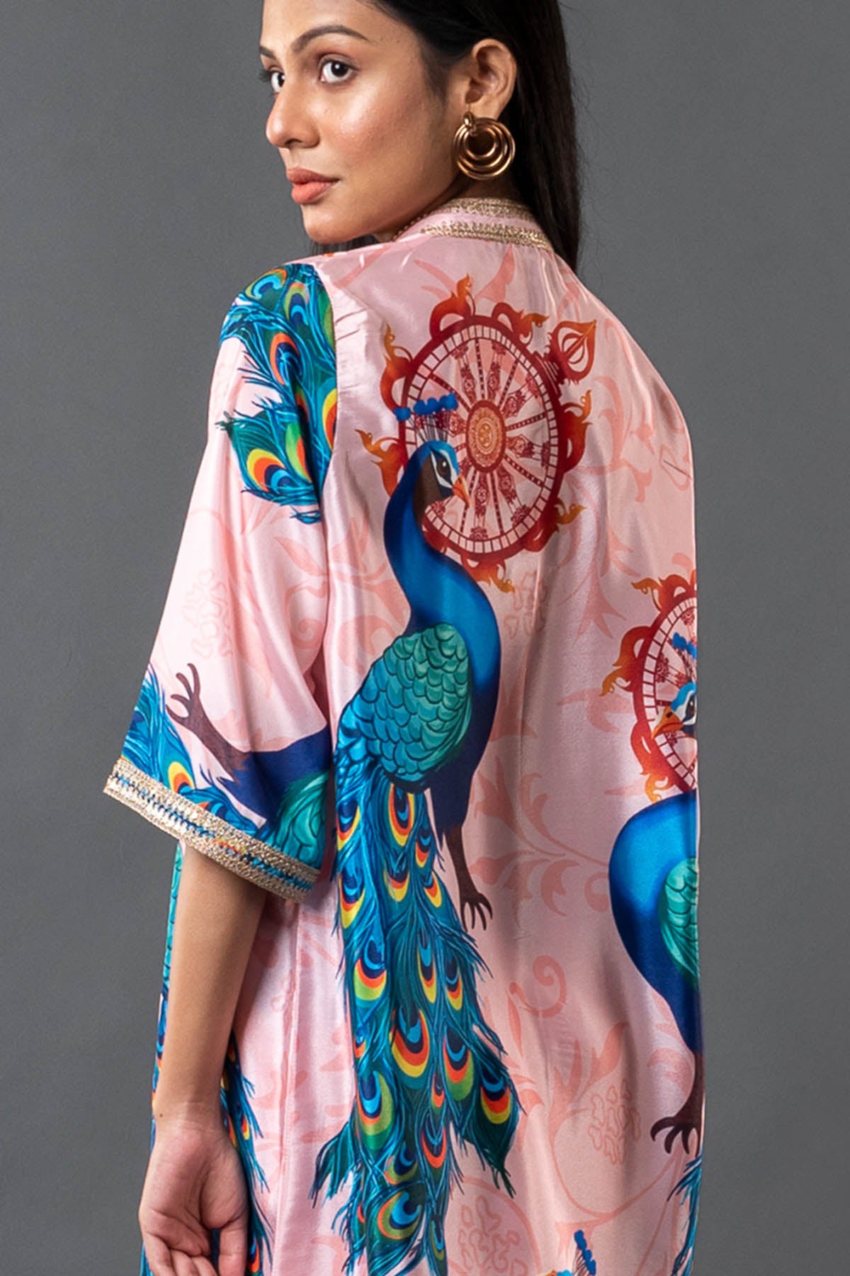 Crepe Pink Printed Co-ord Set