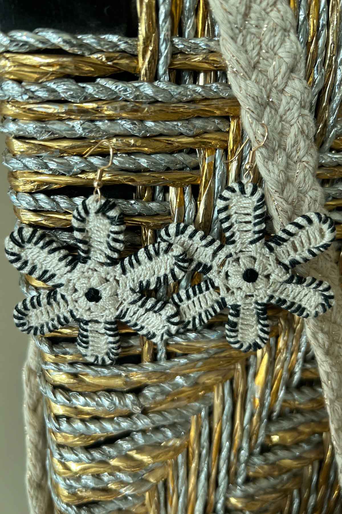 Crochet Floral Danglers