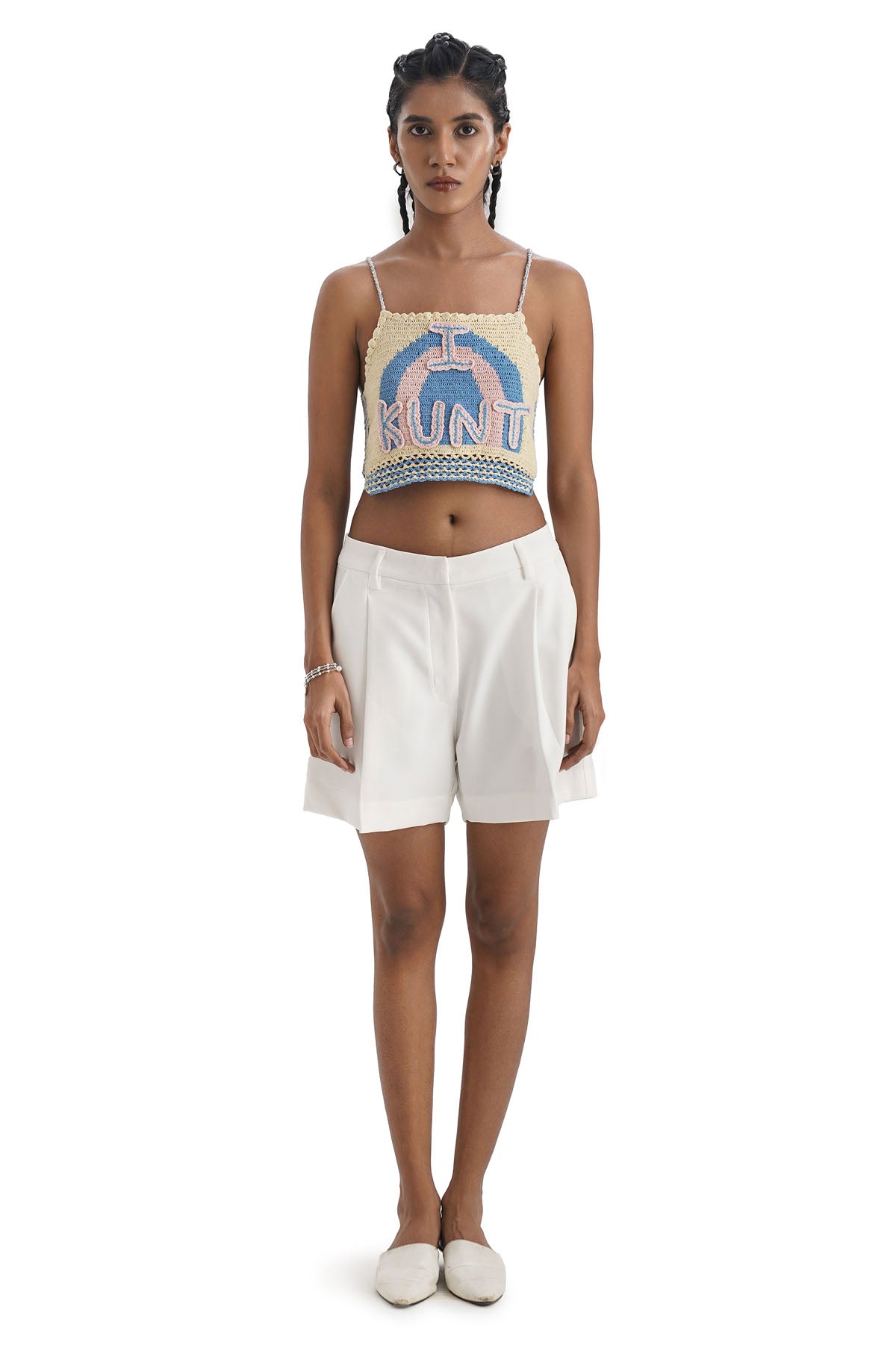 Crochet 100% Cotton Crop Top