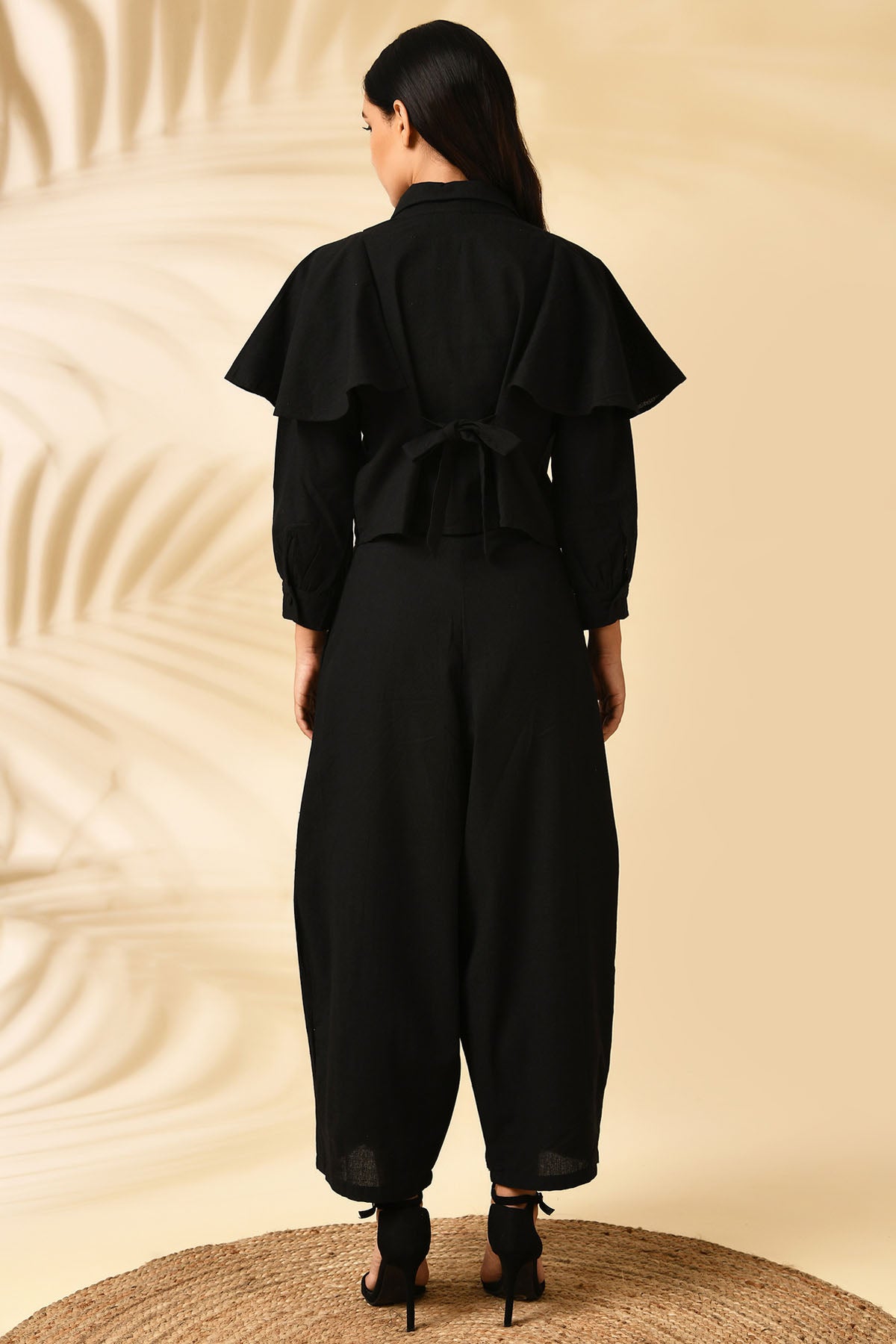 Crop Top & Pleated Pant Set