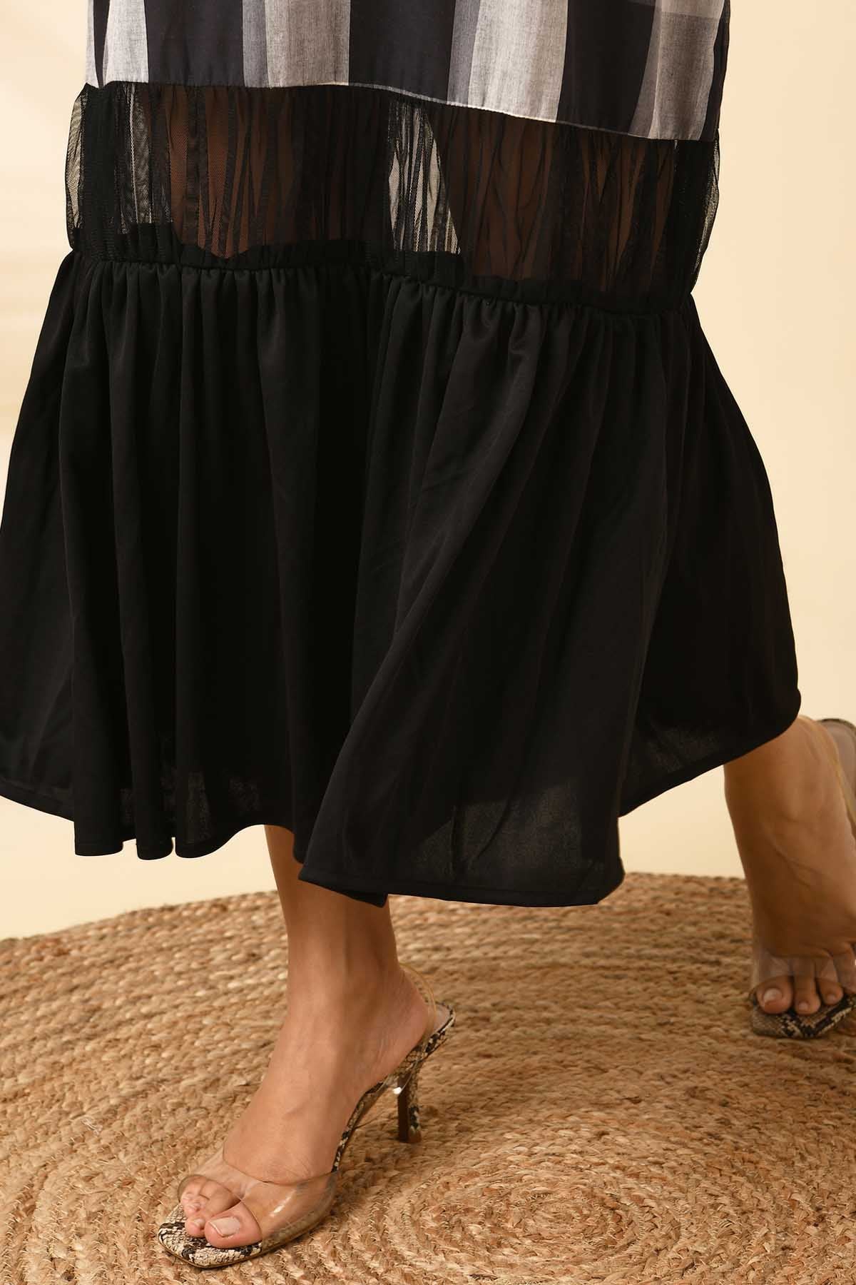 Crossword Layered Dress