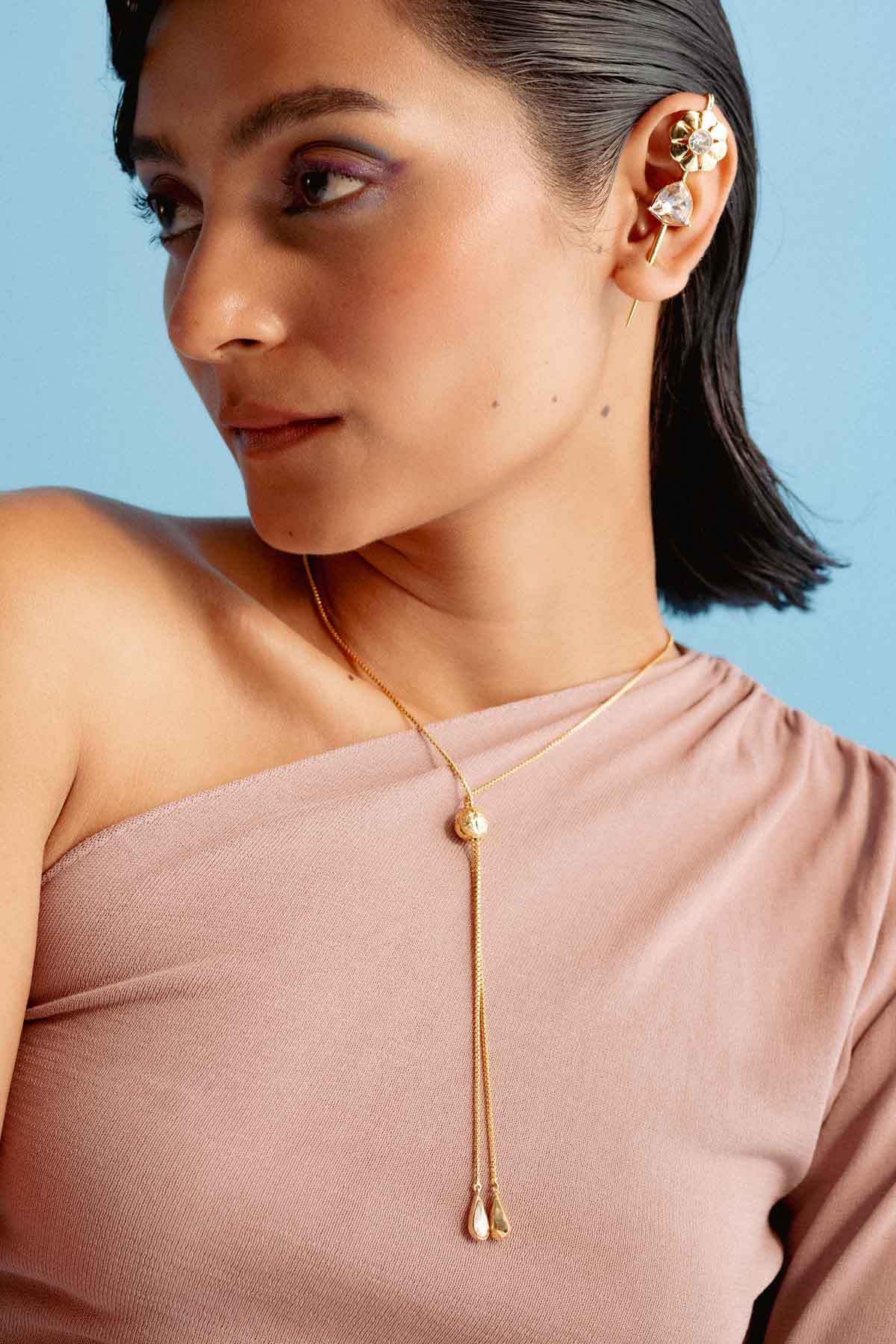 Buy Crystal Drop Necklace For Women Online at ScrollnShops