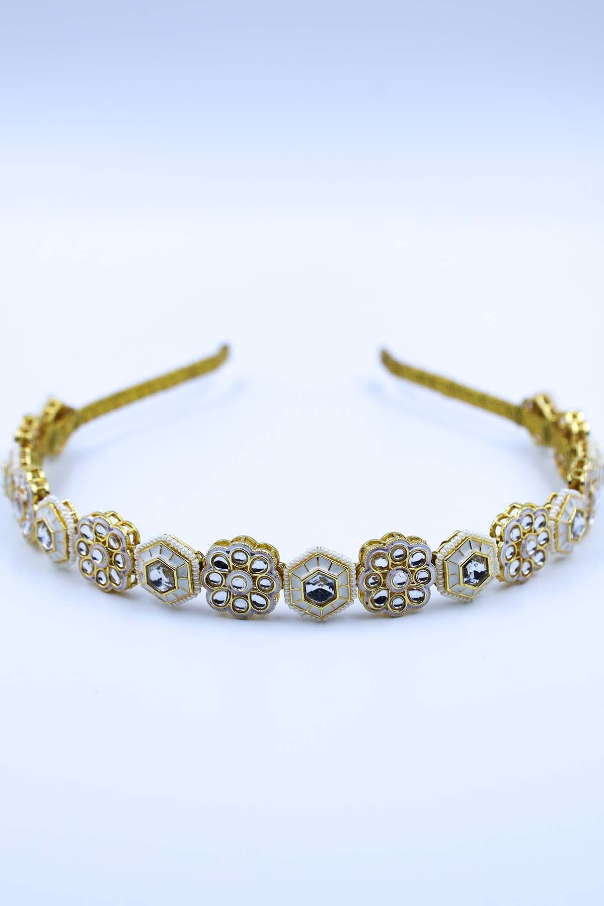 Crystal Floral Broach Hairband