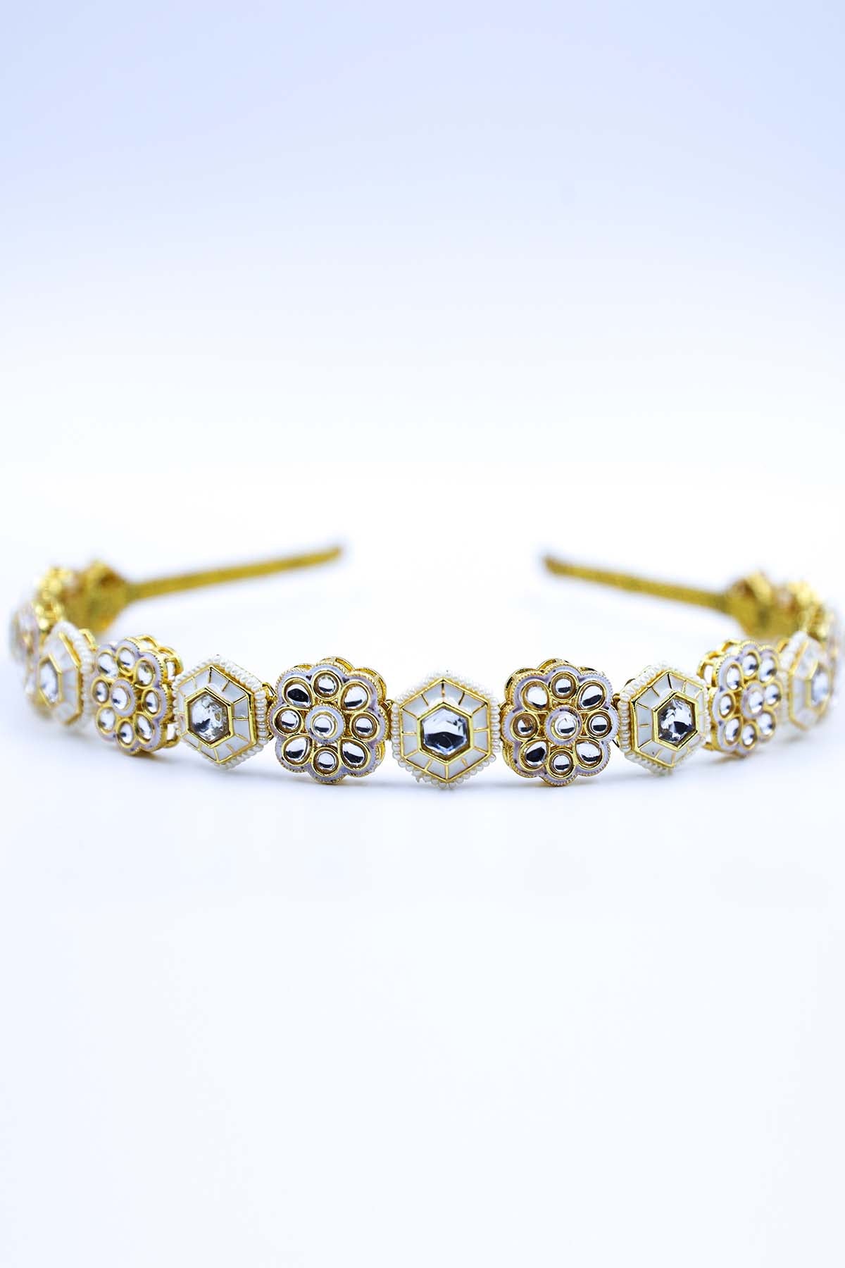 Crystal Floral Broach Hairband