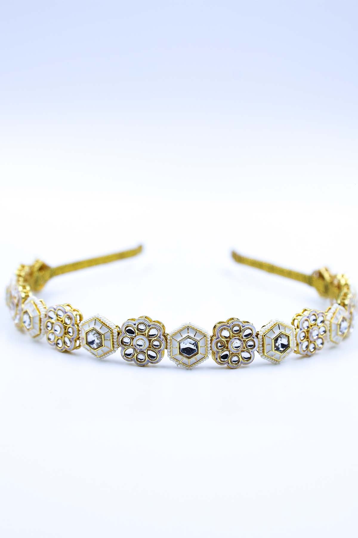 Crystal Floral Broach Hairband