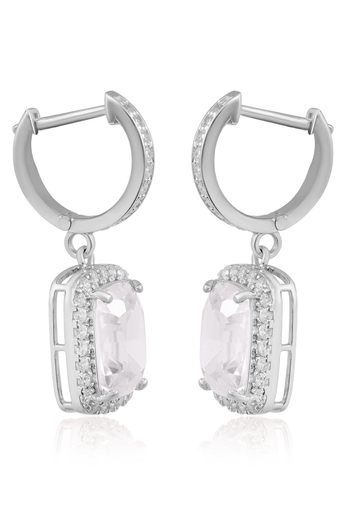 Cubic Zirconia Stone Earrings