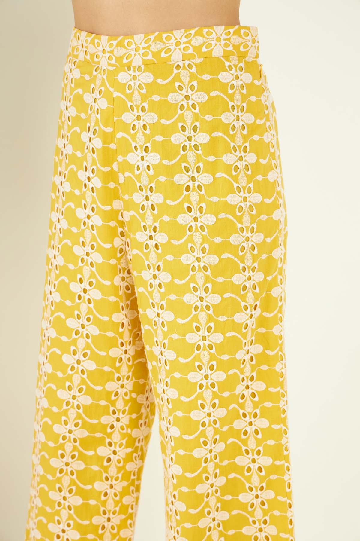 Cutwork Embroidered Co-ord Set