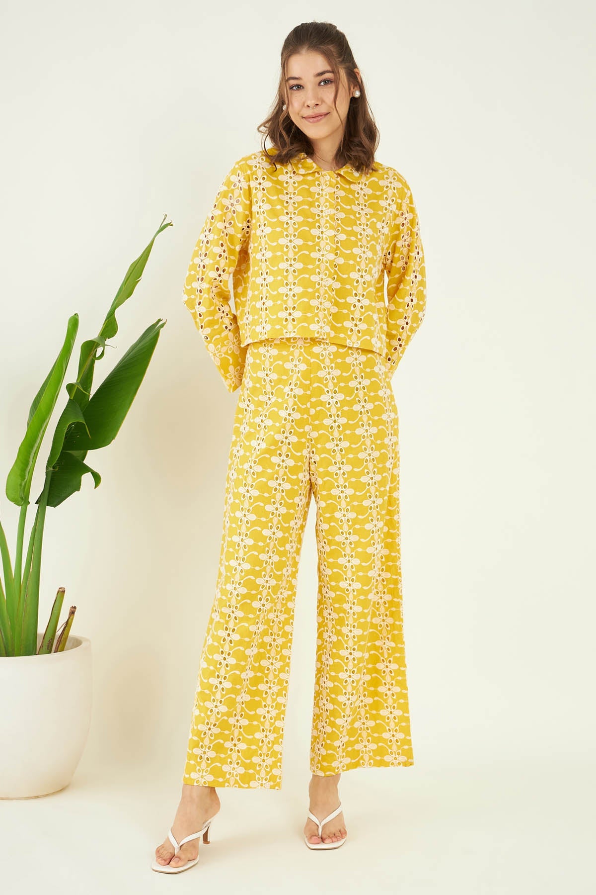 Buy Cutwork Embroidered Co-ord Set Online