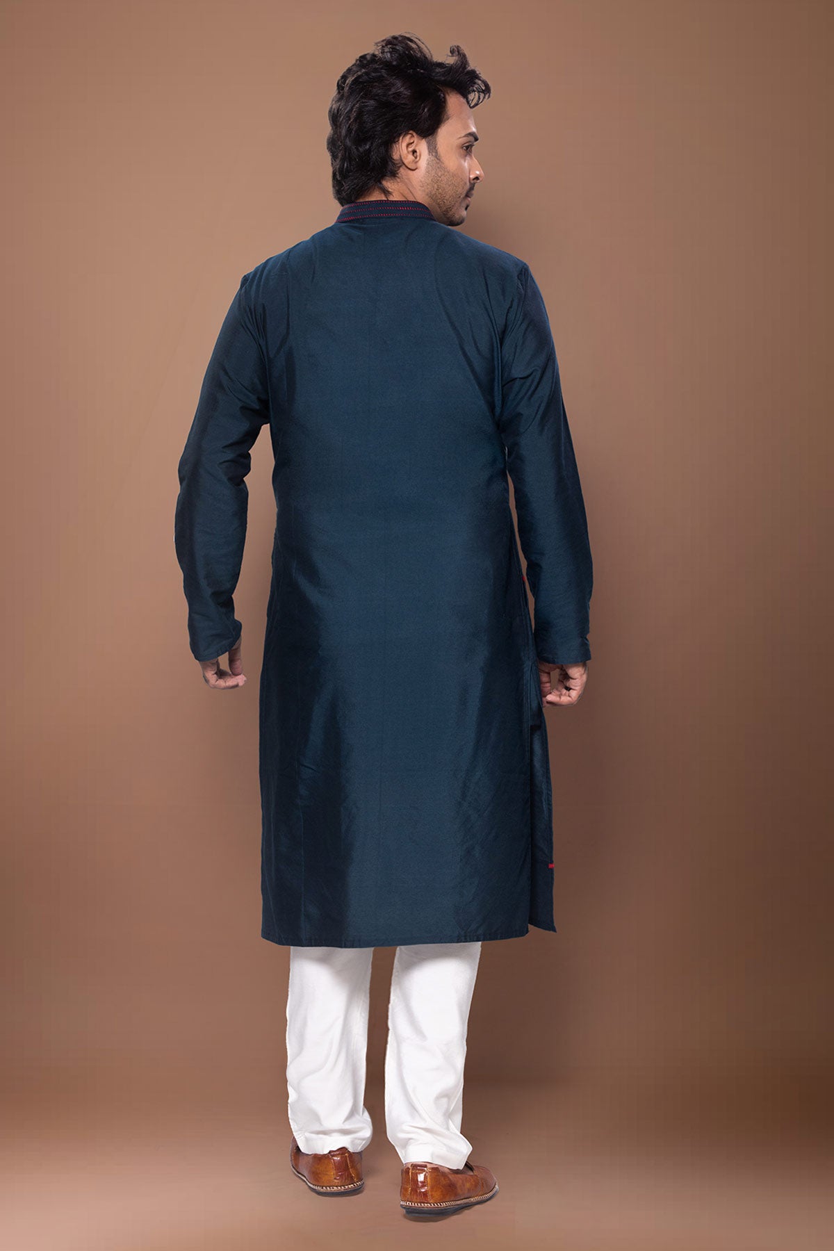 Dark Blue Patty Line Kurta Pant