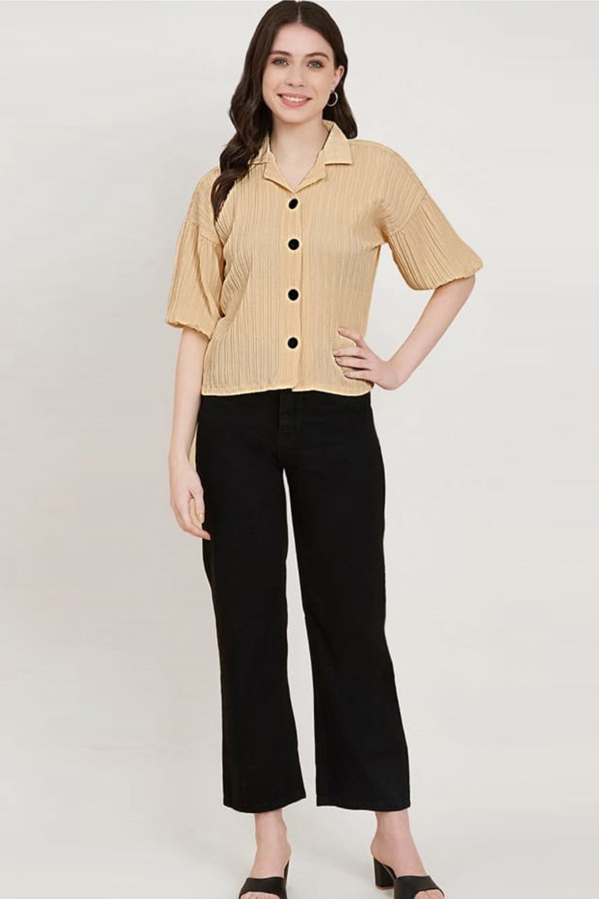 Dark Cream Sugarcane Shirt