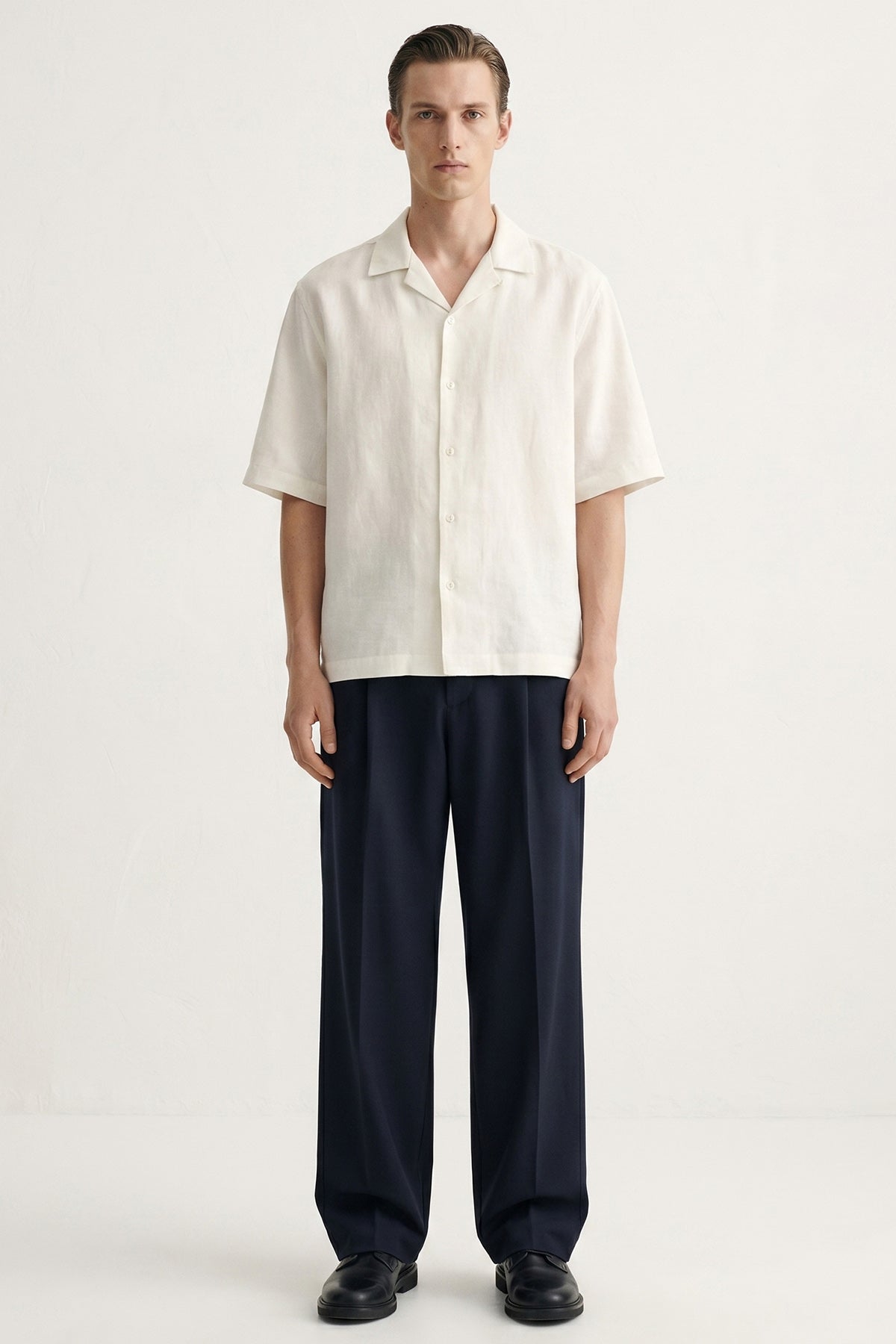 Buy Dark Navy Viscose Lycra Pants for men by Tezhhomayaa online available at scrollnshops