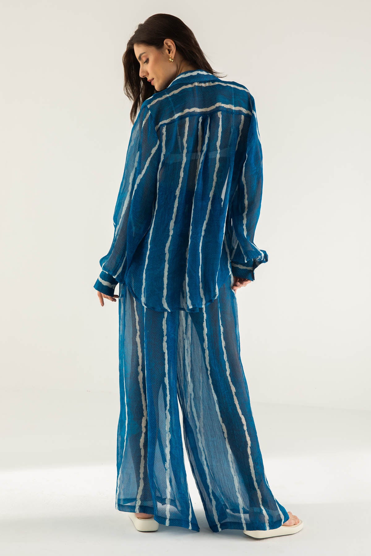 Dark Teal Shirt And Pants Set