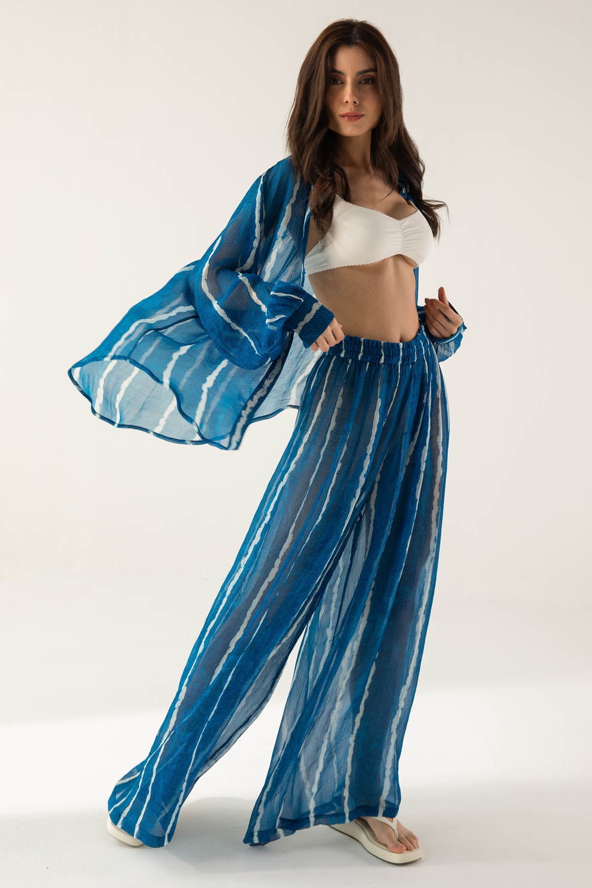 Dark Teal Shirt And Pants Set