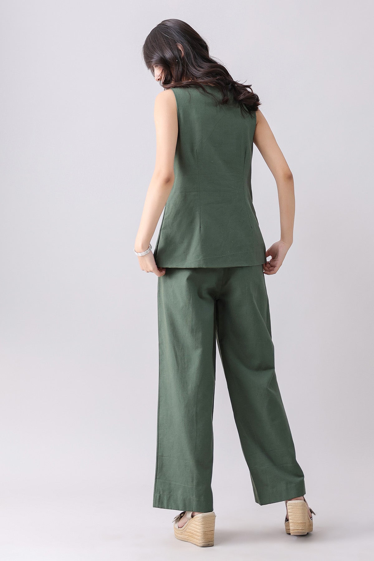 Deep Green Waistcoat & Pants
