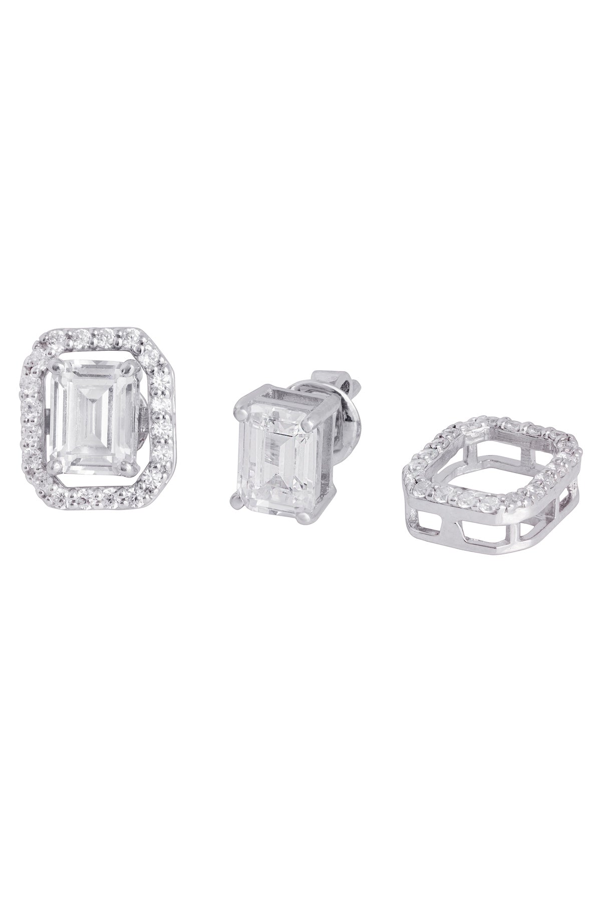 Detachable Emerald Stud