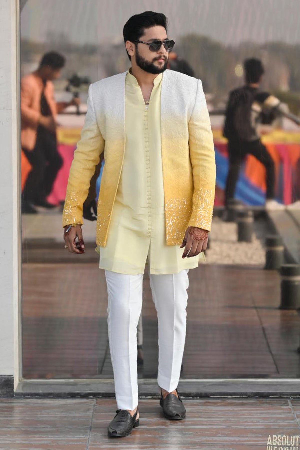 Dori Embroidered Jacket Set