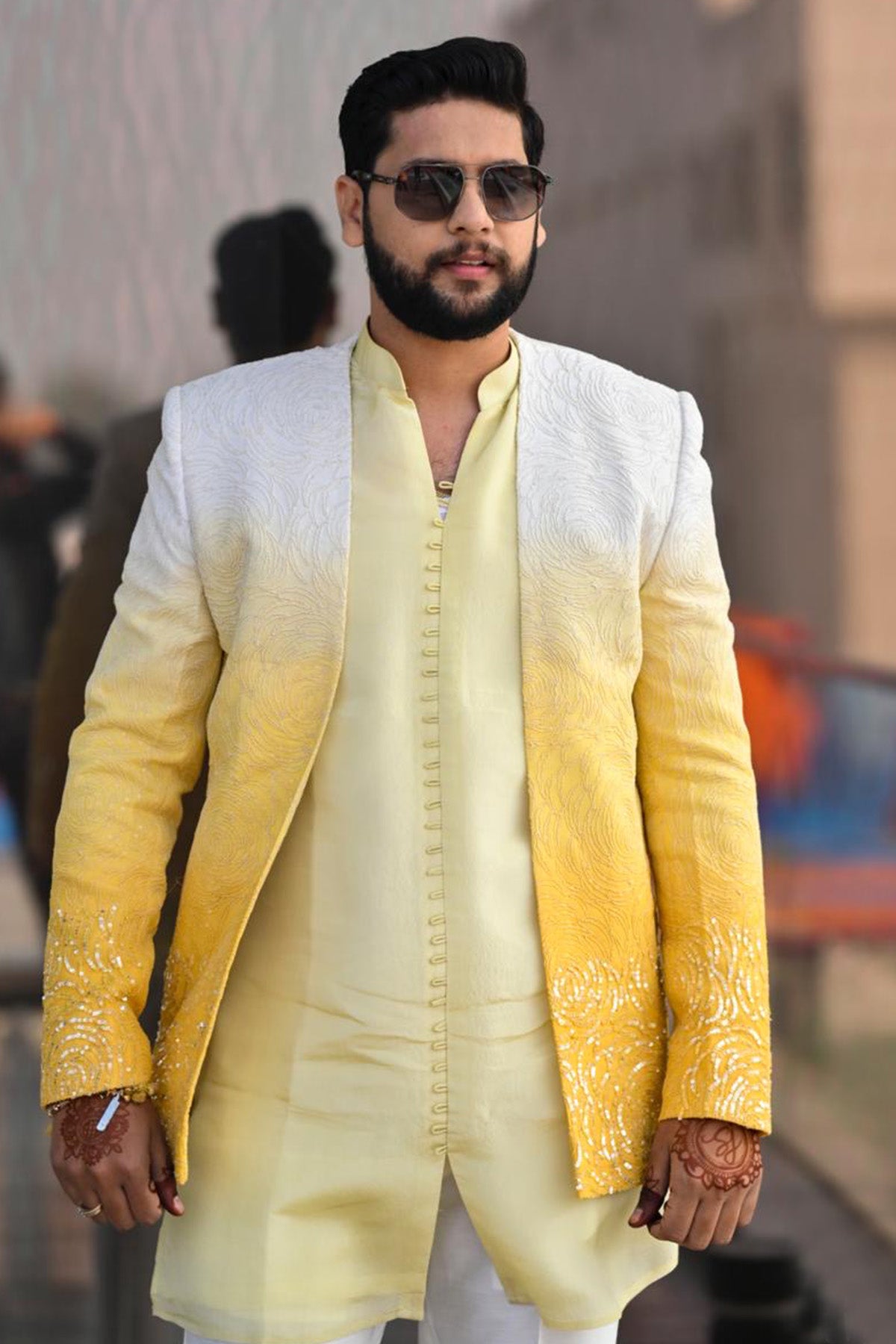 Dori Embroidered Jacket Set