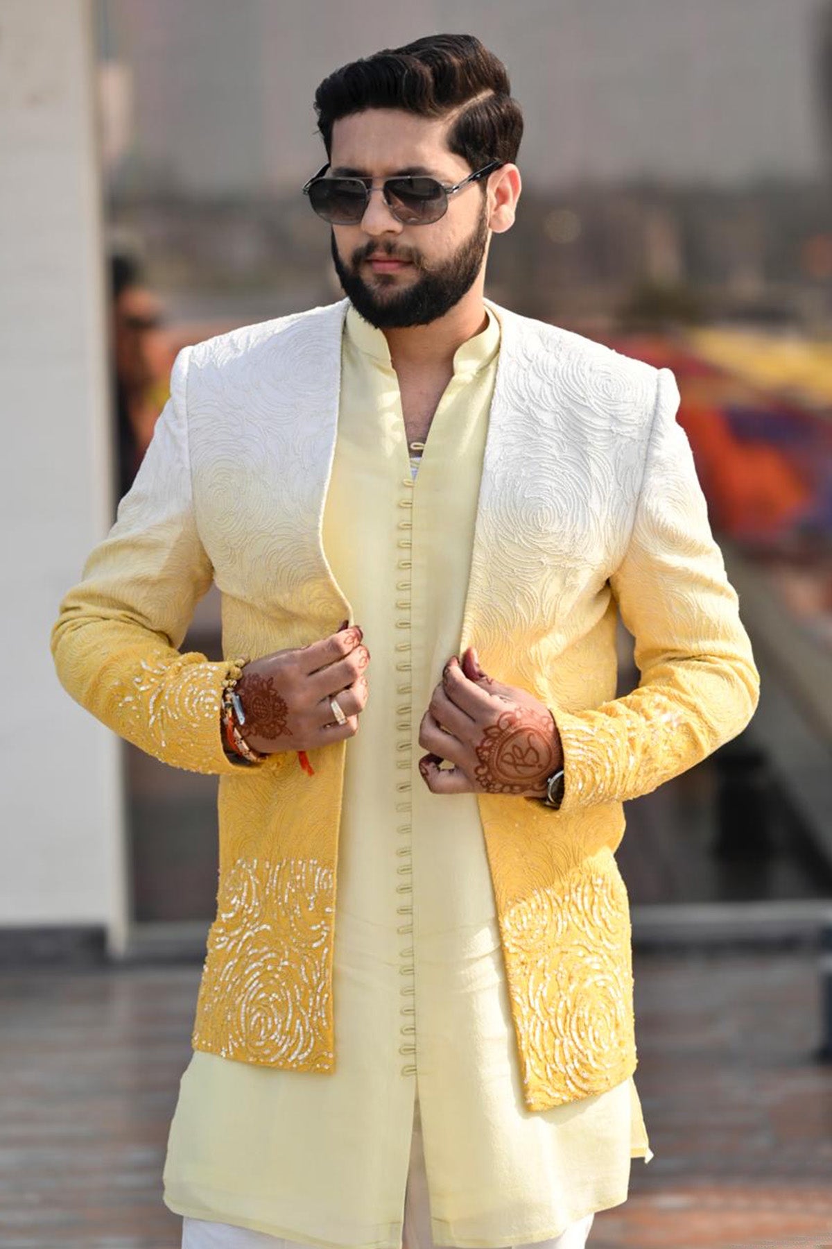 Dori Embroidered Jacket Set