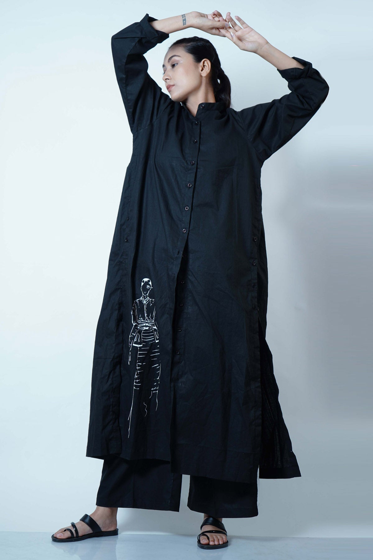 Buy Jaza Double Slit Opening Tunic For Women Available online at ScrollnShops