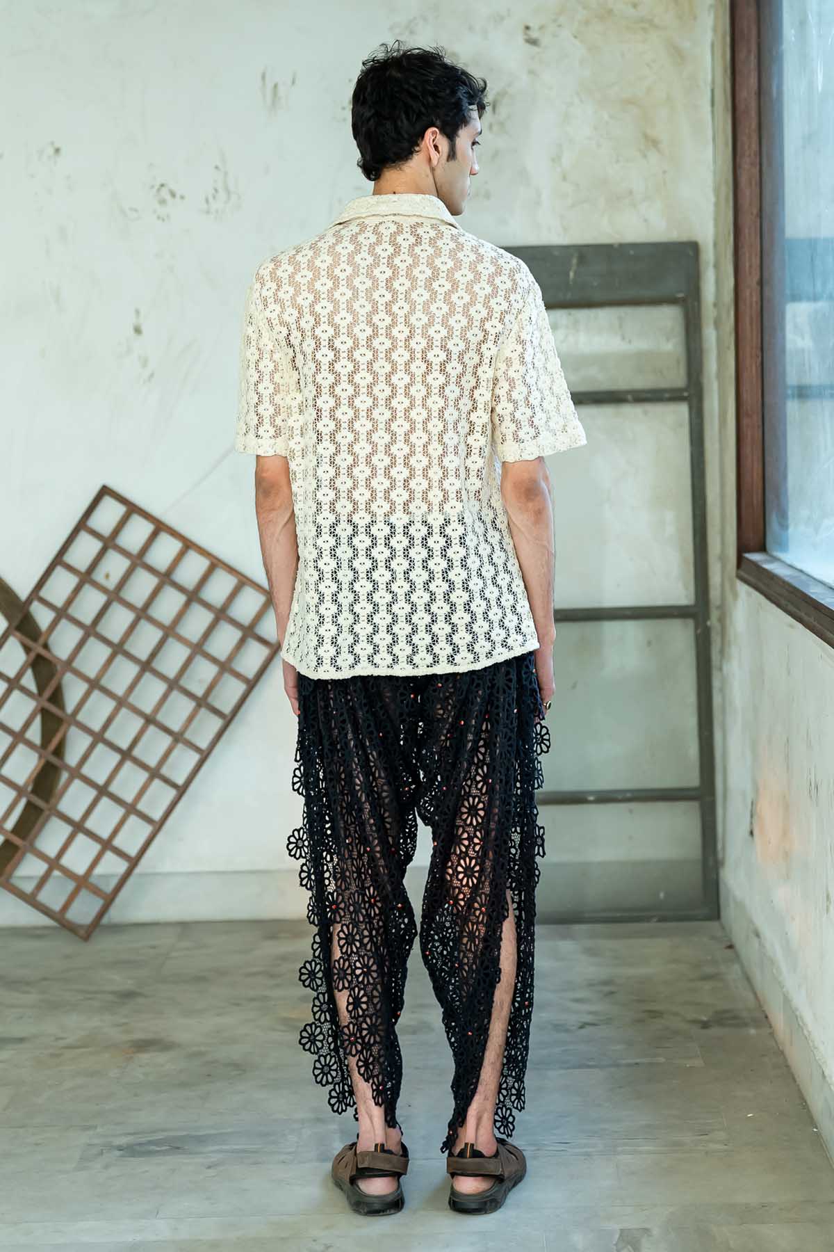 Draped Scallop Pants