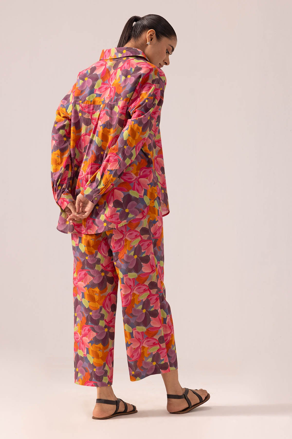 Drop Shoulder Shirt Co-ord Set