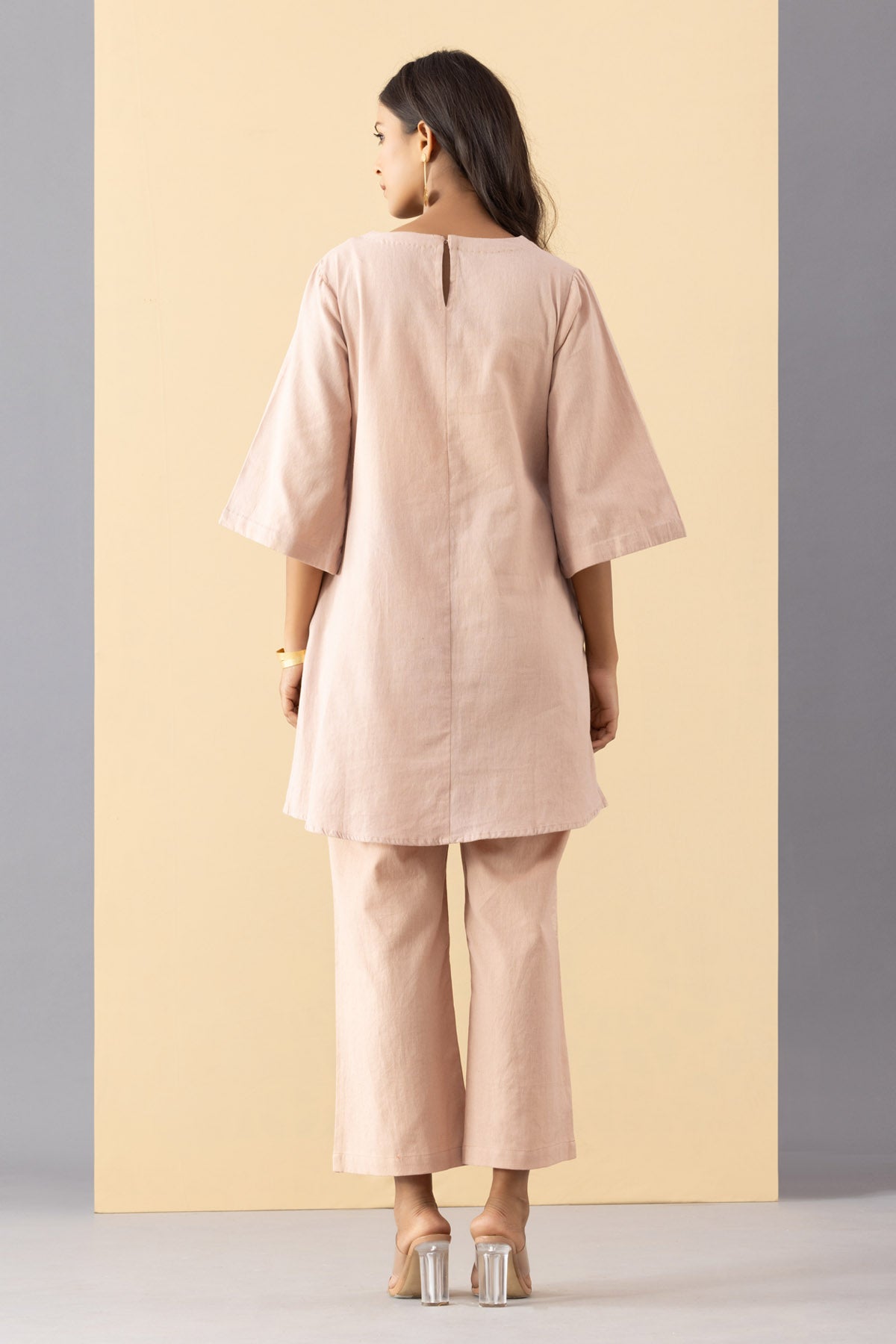 Dusty Pink A-Line Tunic & Pants