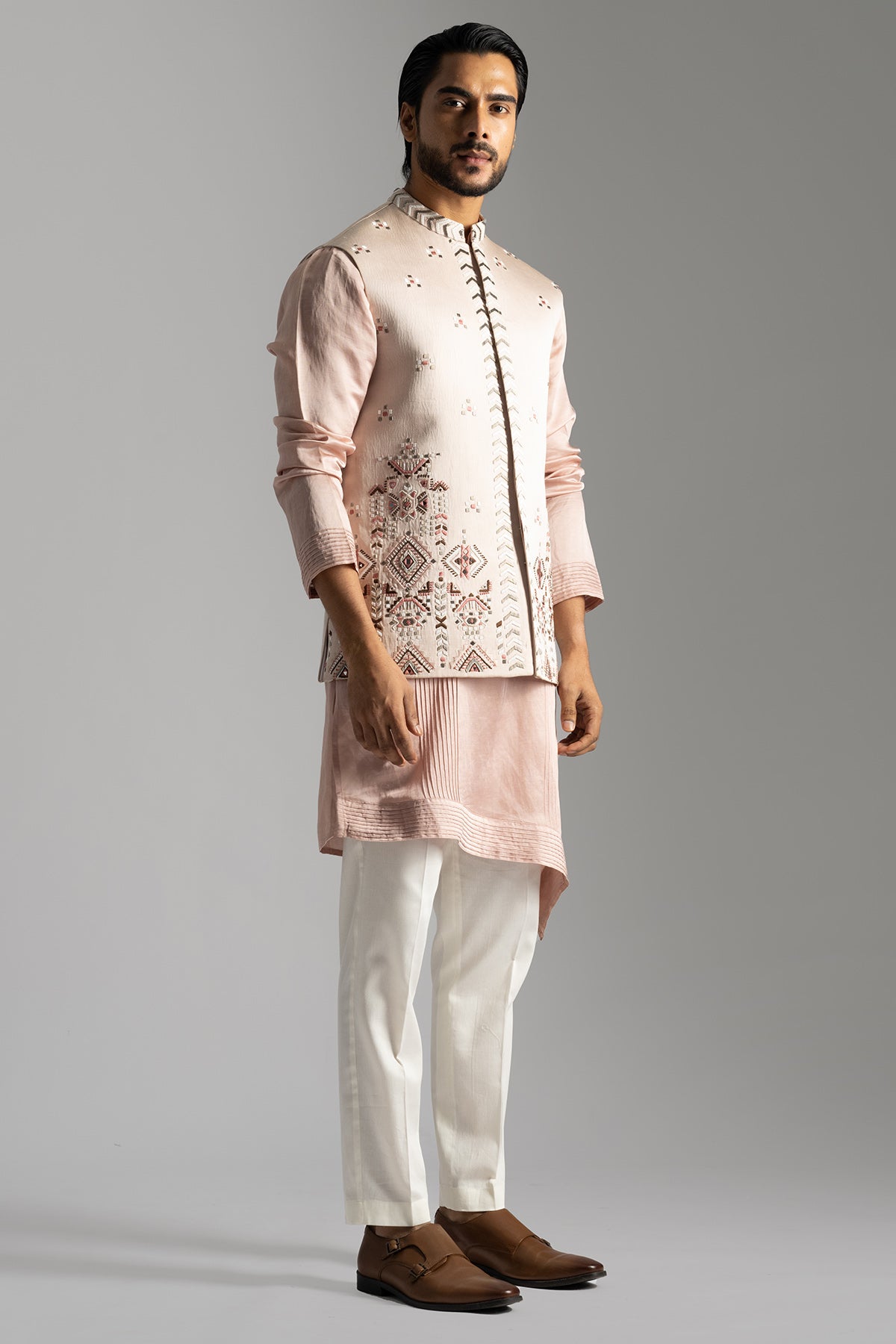 Dusty Pink Thread Bundi Jacket