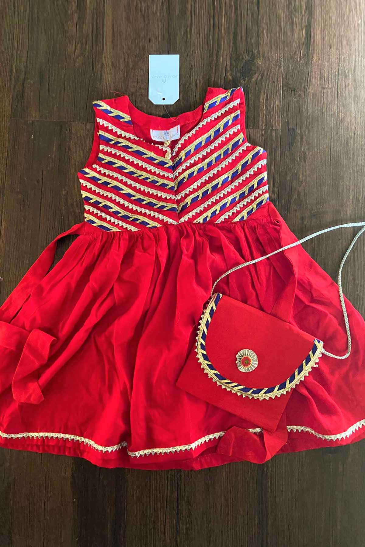 Embellished Cotton Frock