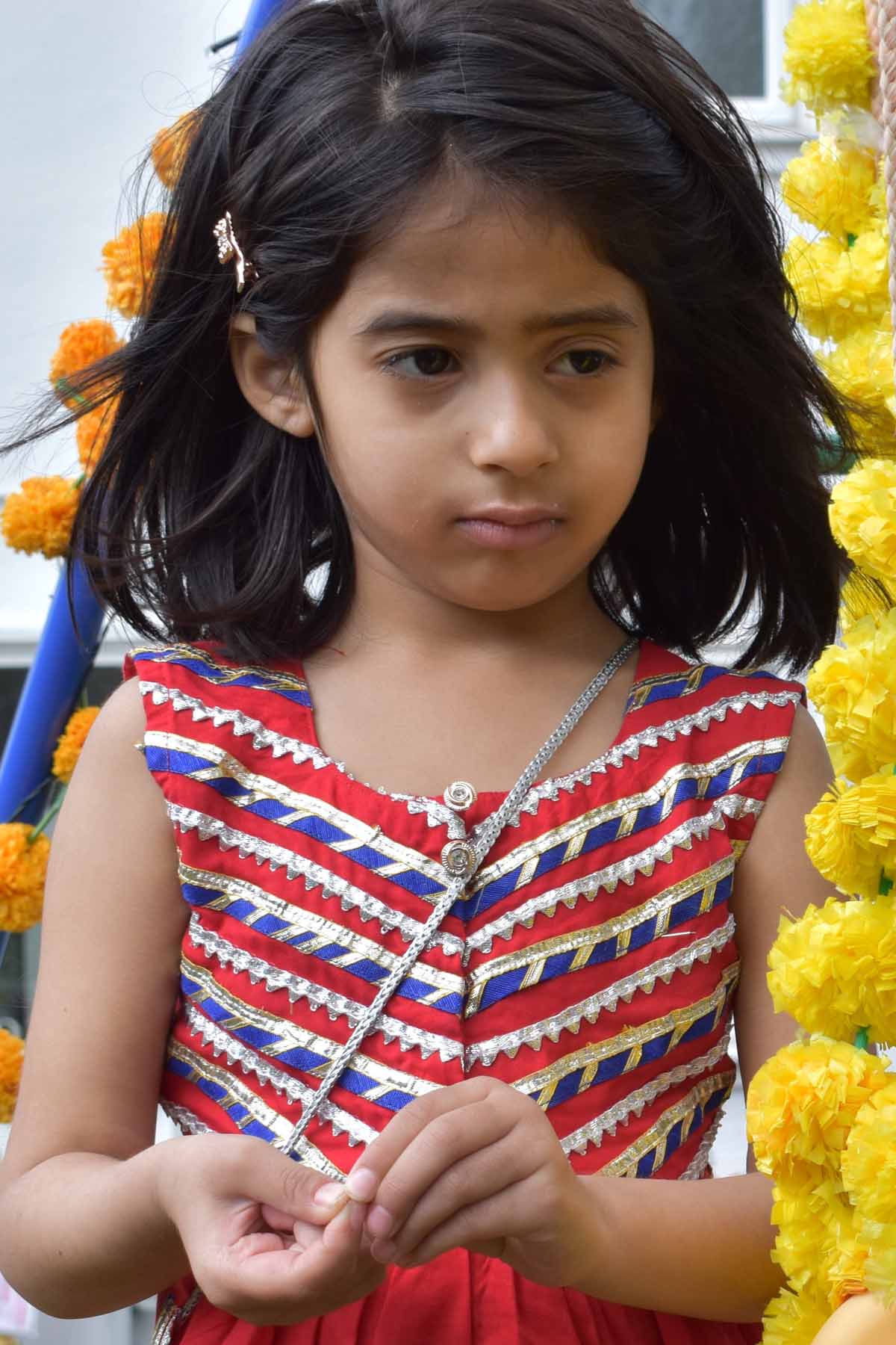 Embellished Cotton Frock